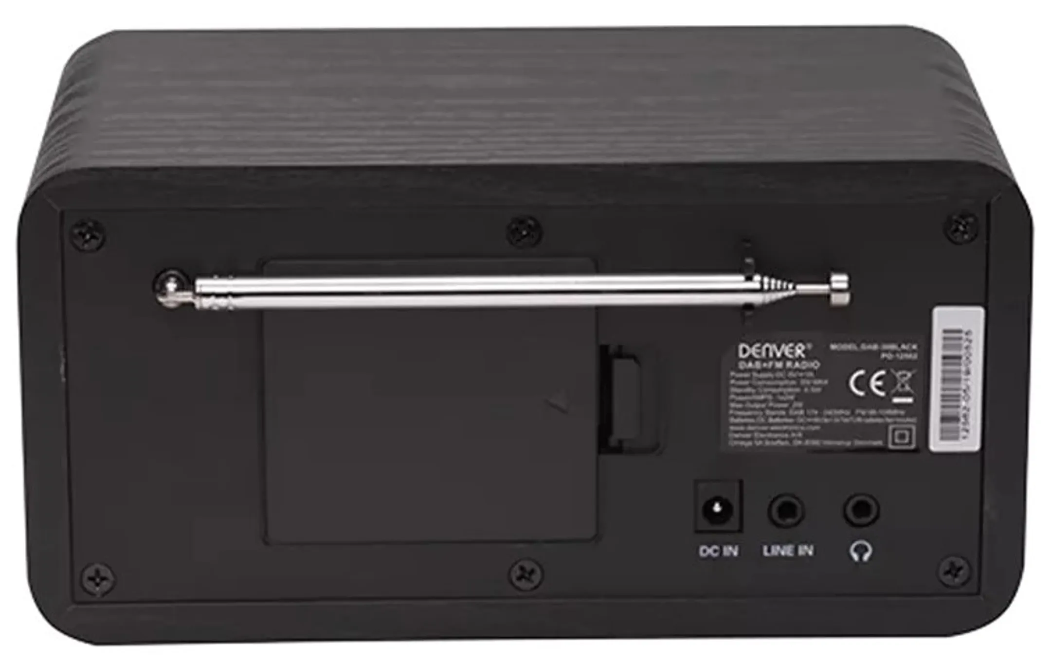 Denver Compacte DAB+ radio - DAB-30 - Zwart image