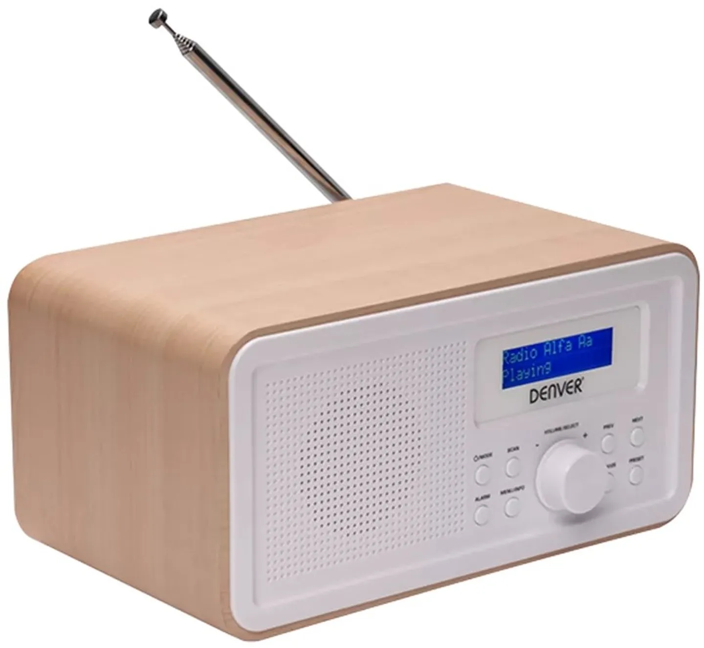 Denver Compacte DAB+ radio DAB30 Hout Bestel nu, in huis