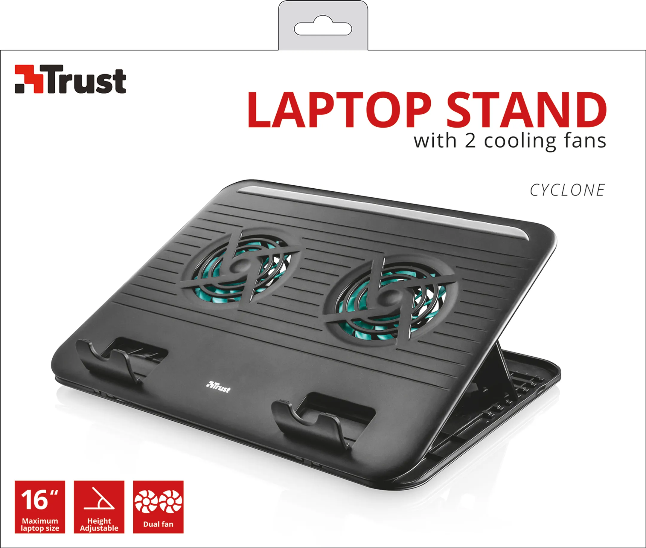 Trust Cyclone koelstandaard - max. 16" image