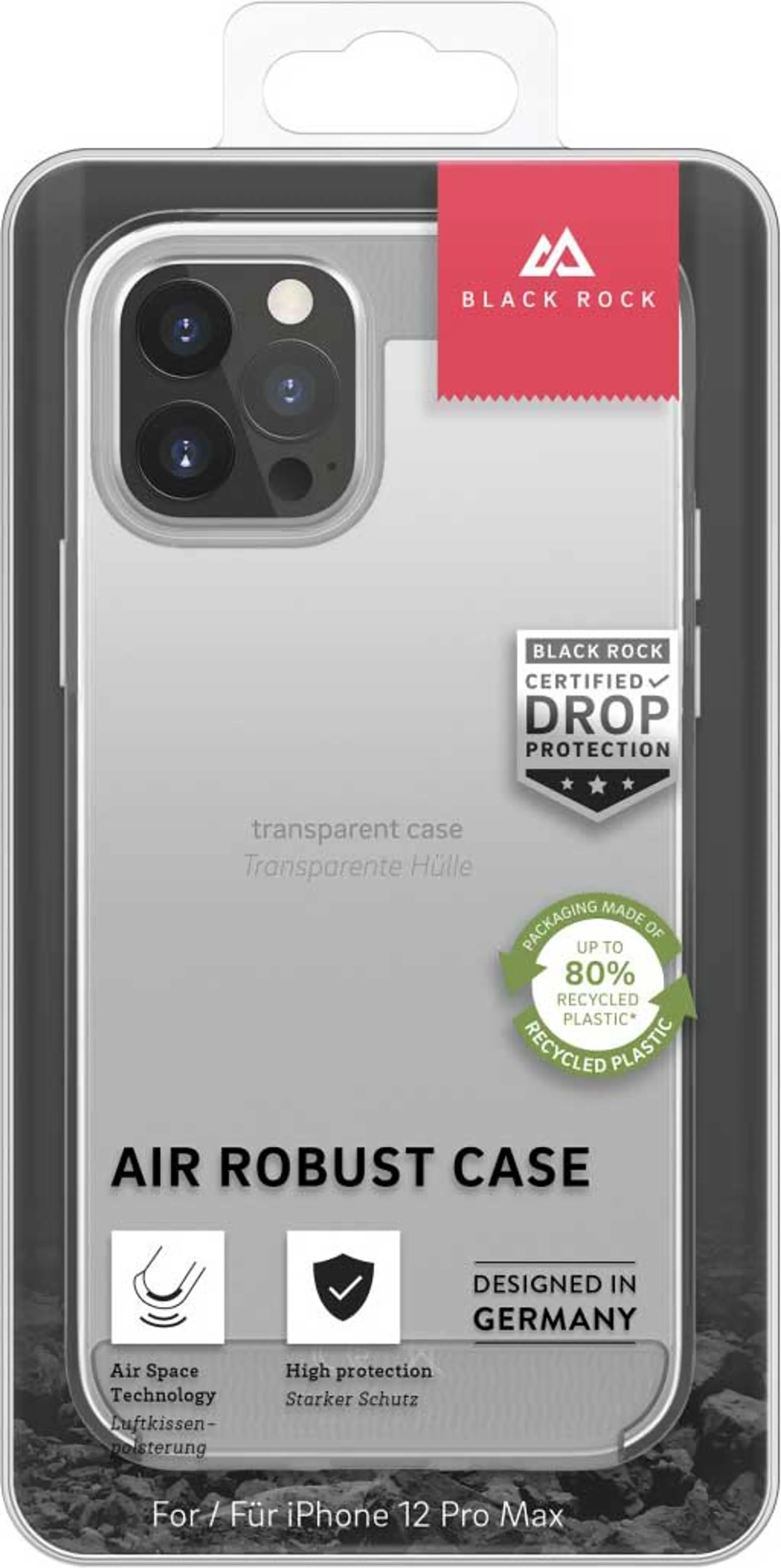 Black Rock Backcover Air Robust voor iPhone 12 Pro Max image