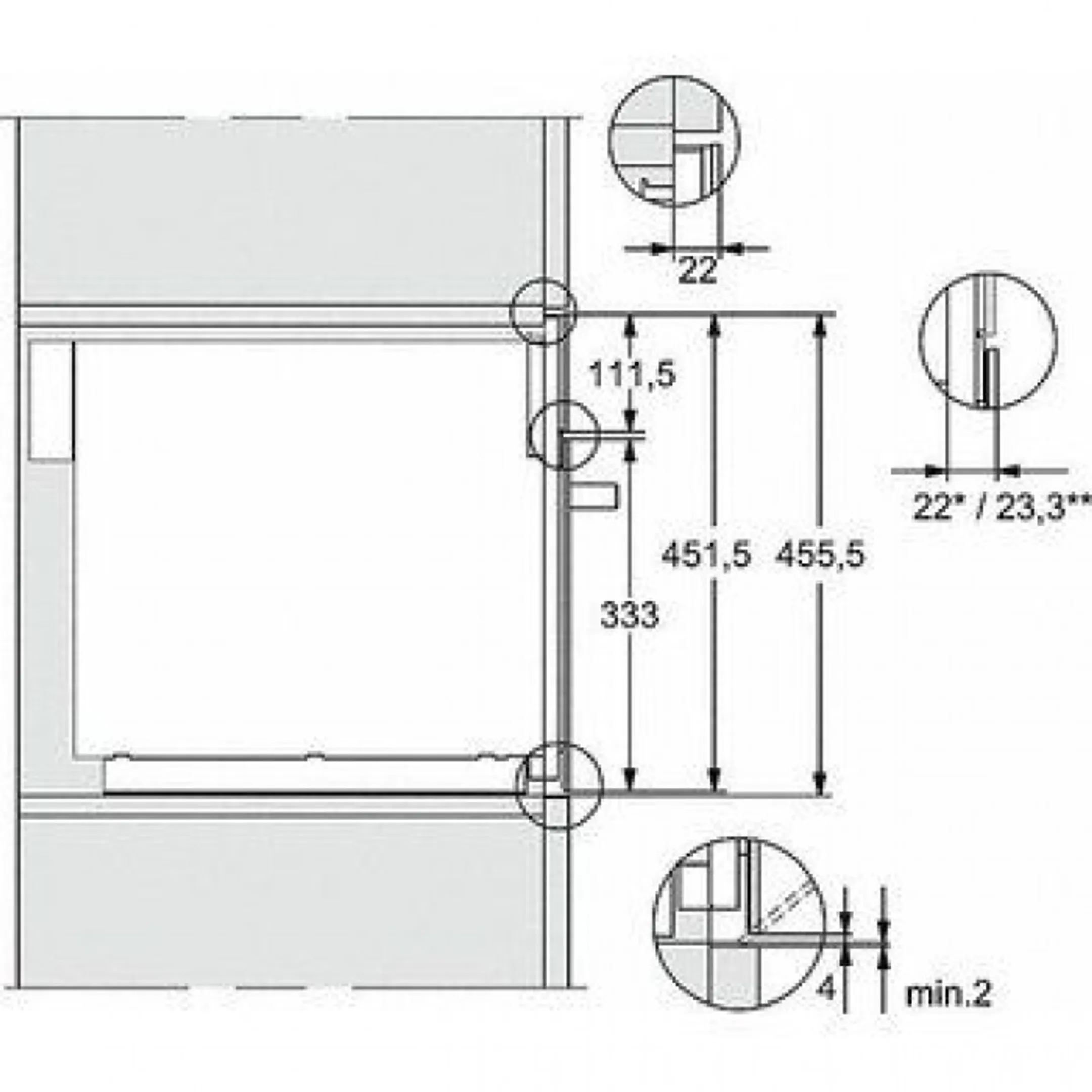 Micro-ondes encastrable M 7240 TC