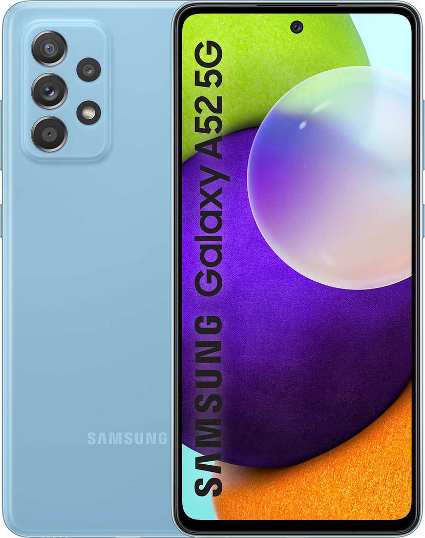 Handyhülle Samsung Galaxy A52 S 5g Samsung Galaxy A52 5G Awesome Blue SM-A526BZBDEUB