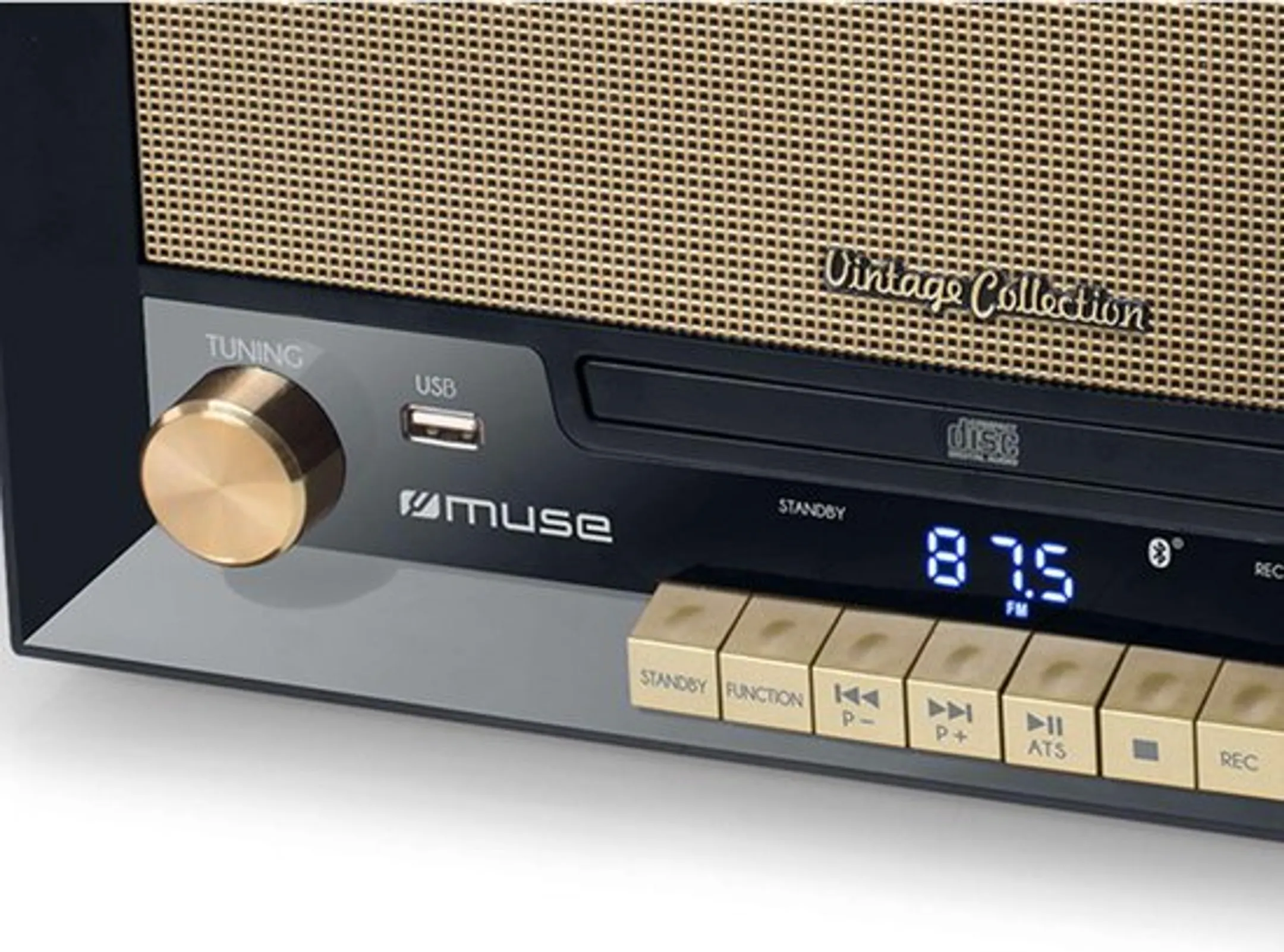 Micro System MT-110 DAB - Noir/Beige