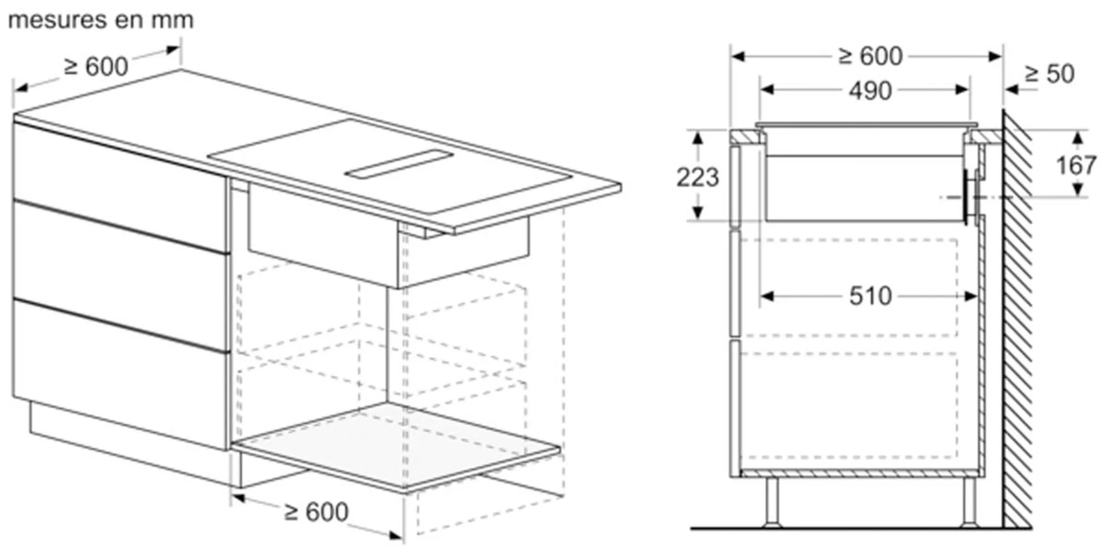 Bosch Taque avec hotte intégrée PVQ811F15E image
