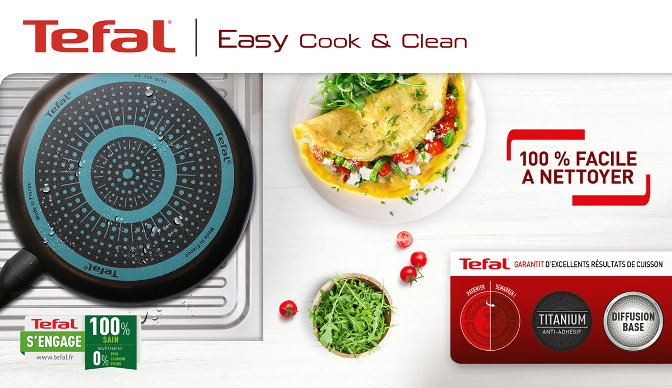 Tefal Poêle à frire - Easy Cook & Clean - Ø28 cm image
