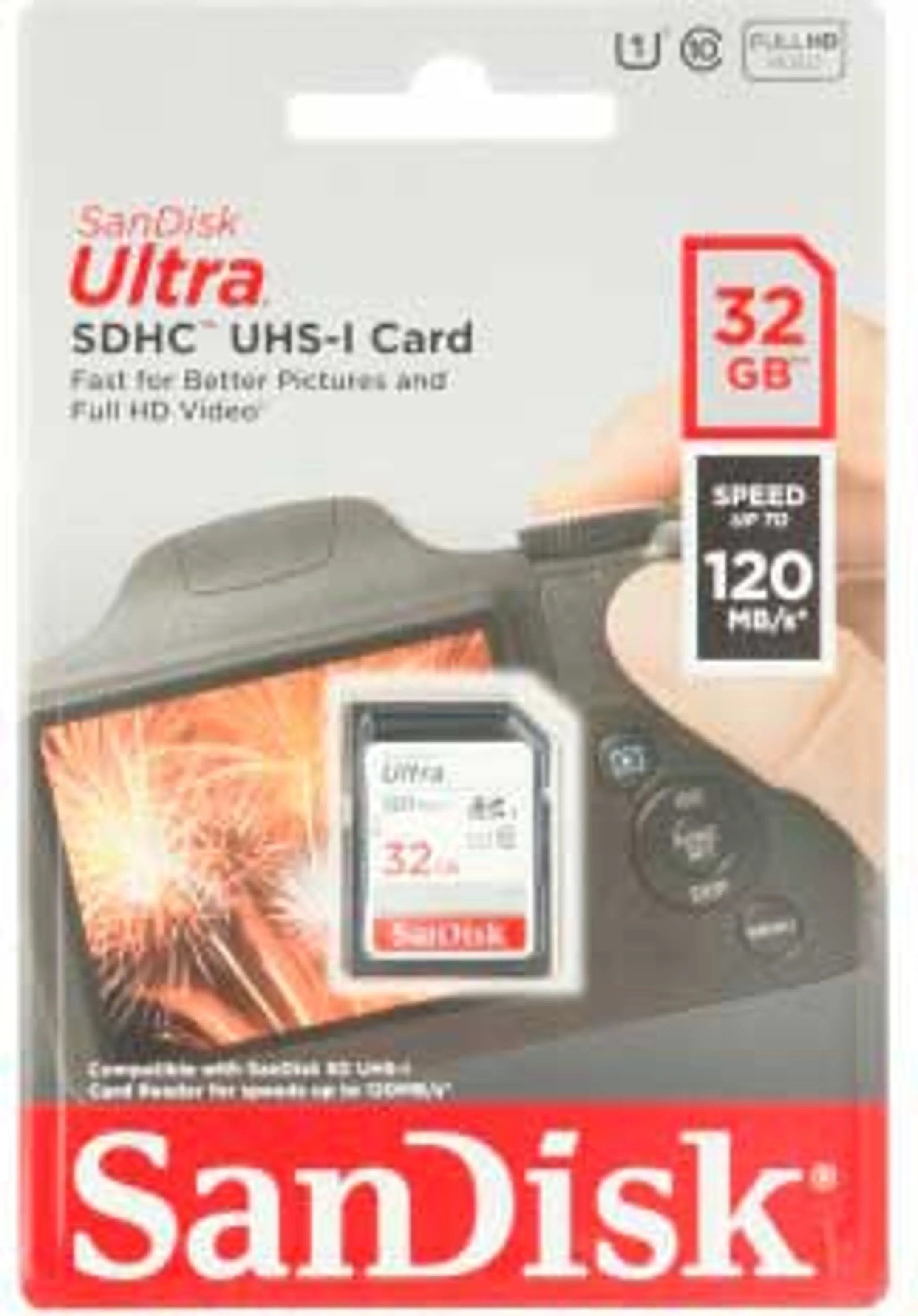 Sandisk Ultra SDHC-kaart - 32 GB image