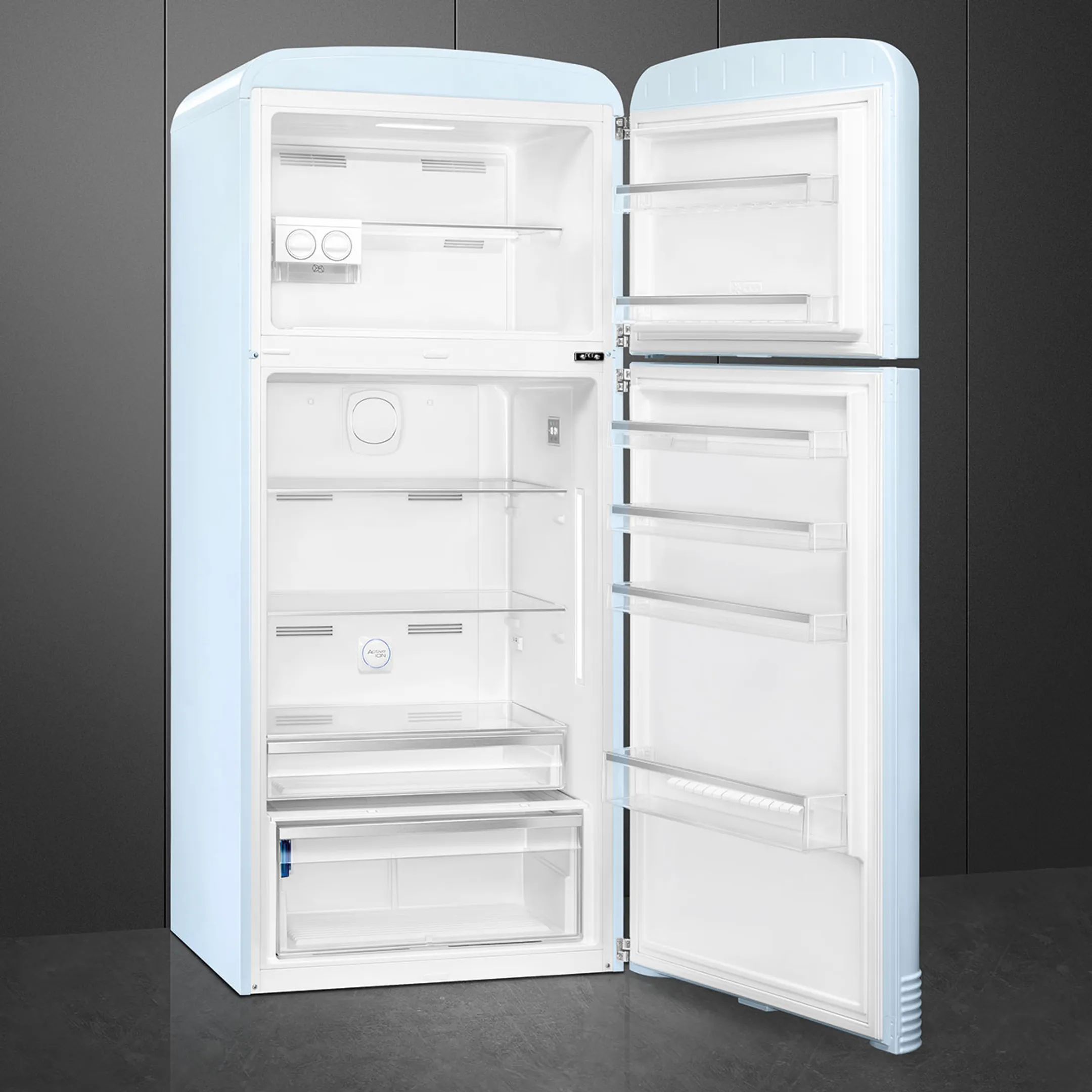Smeg Koelkast met diepvries FAB50RPB5 Pastel blauw image