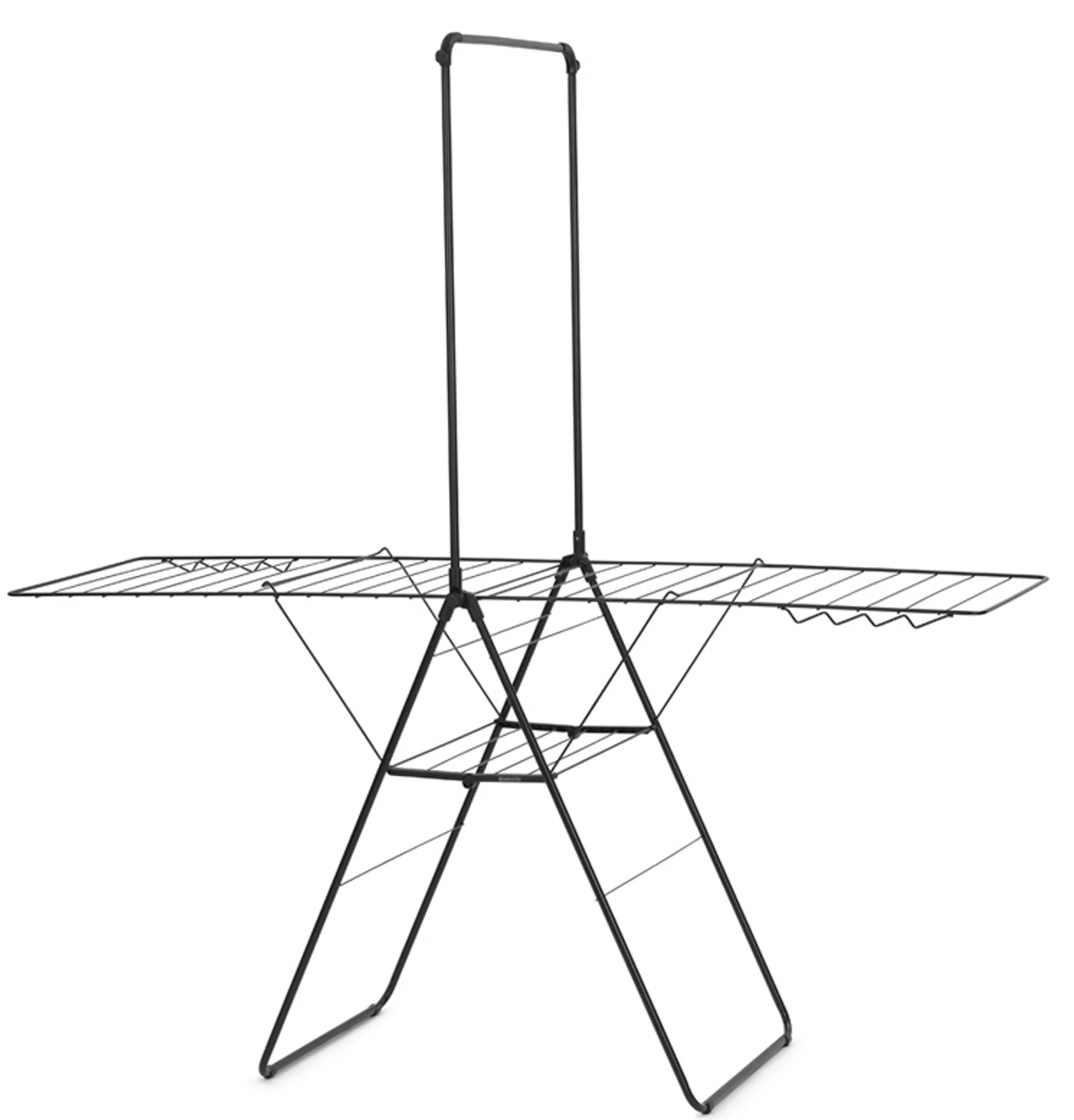 Brabantia Droogrek HangOn Matt Black 25m met stang image