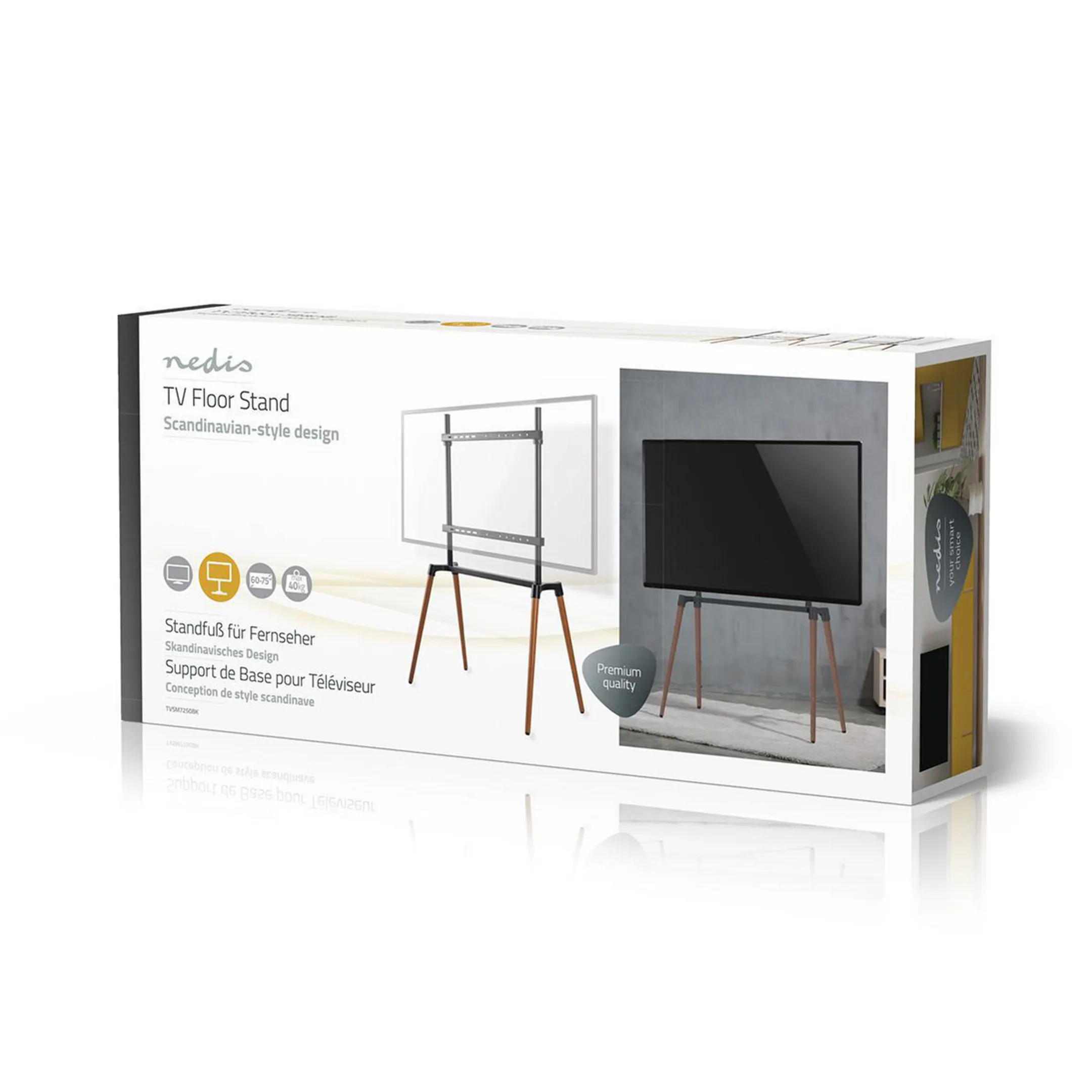 Nedis Support TV sur Pied TVSM7250BK image