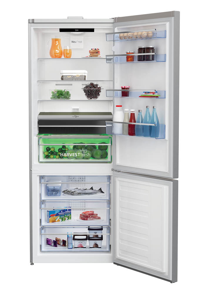 Beko Combi frigo congélateur RCNE560E40ZLXPHUN HarverstFresh
