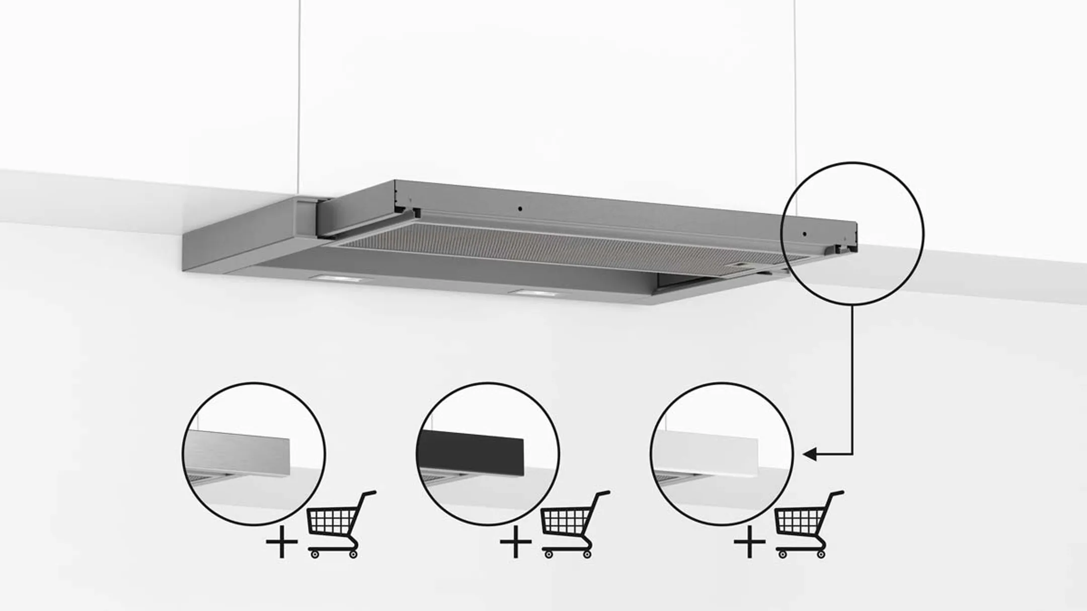 Bosch Telescopische dampkap DFL063W56 image