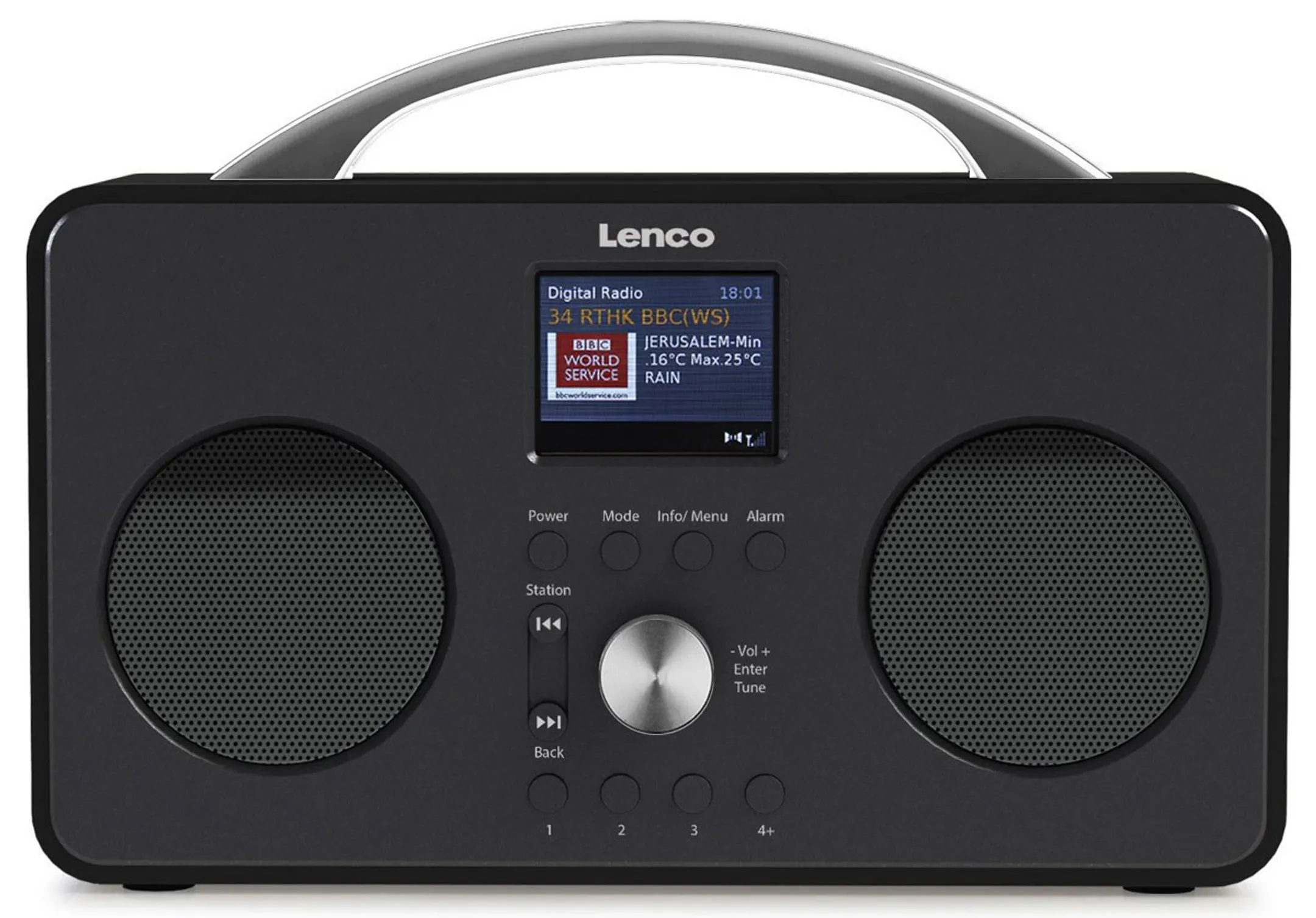 Internetradio met DAB+ en afstandsbediening - PIR-645BK