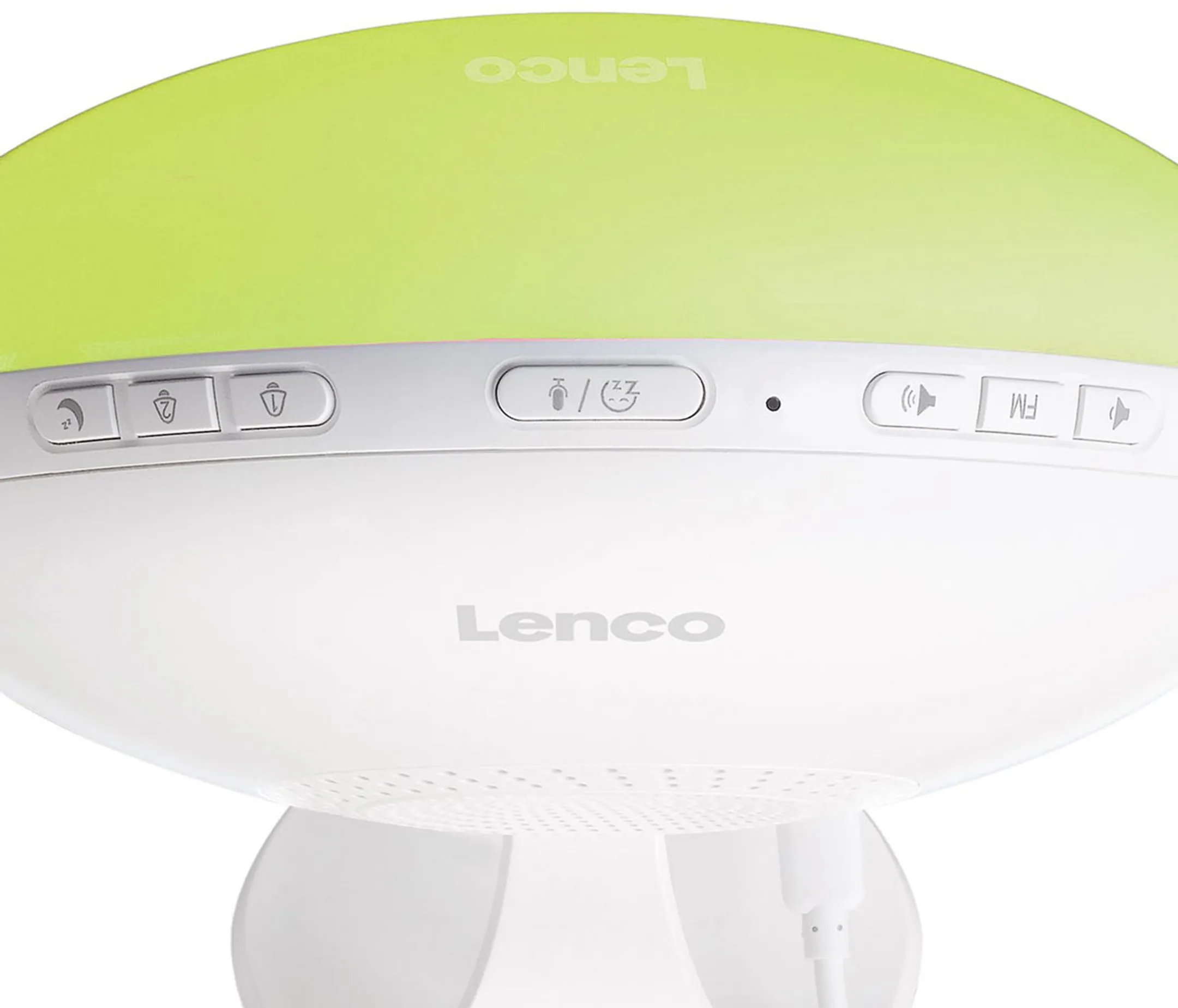 Lenco Radio réveil wake up light - CRW-110WH image