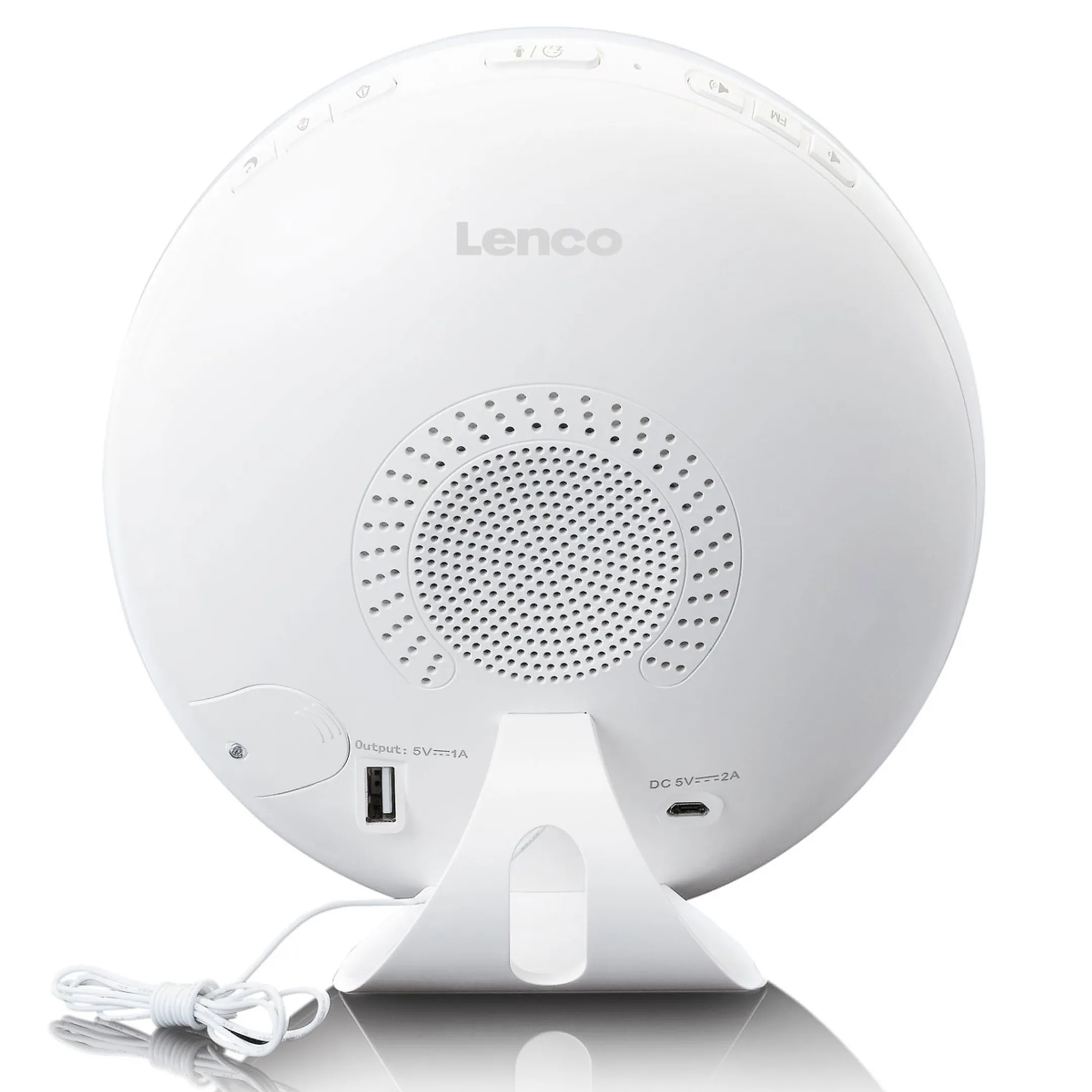 Lenco Radio réveil wake up light - CRW-110WH image