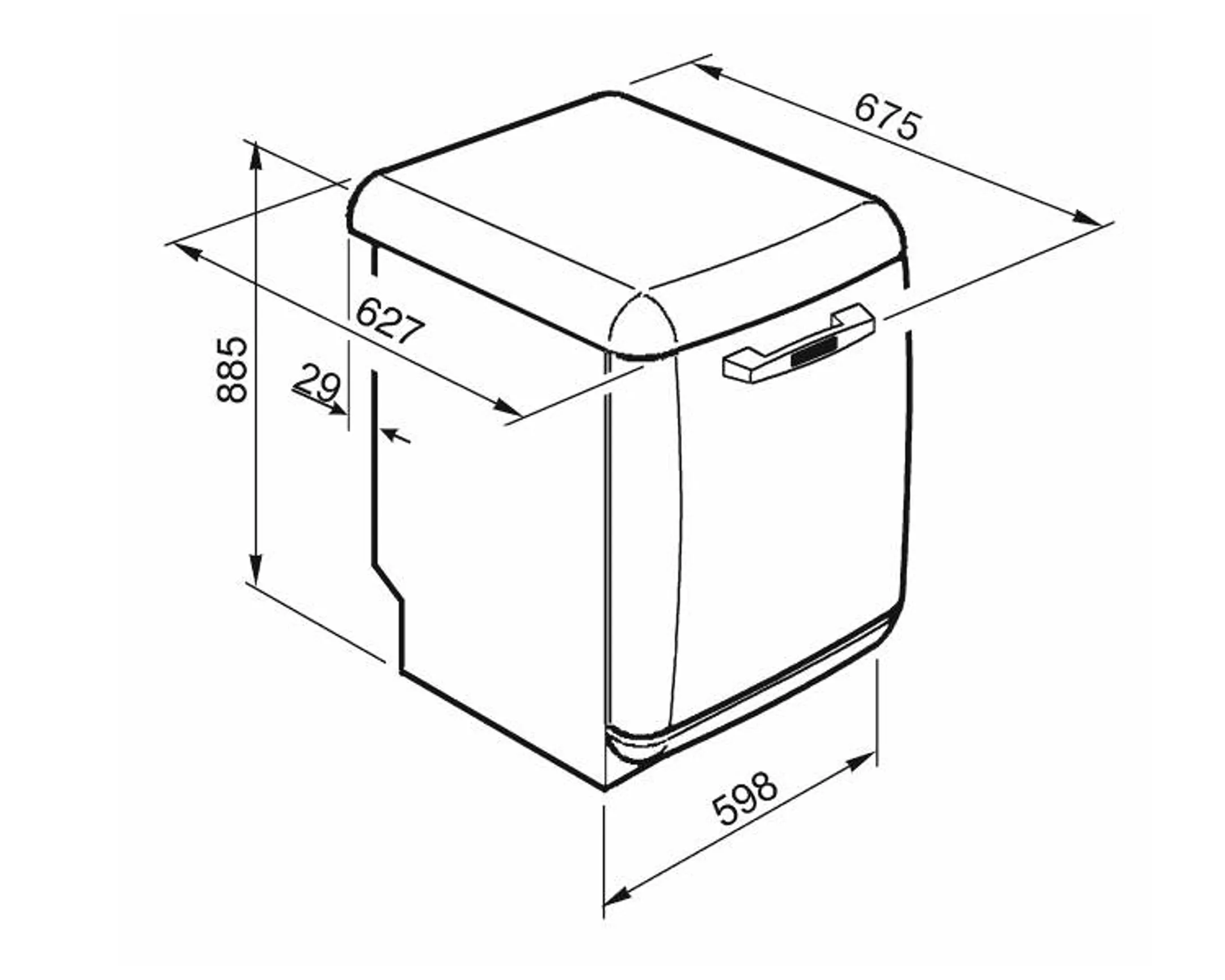 Smeg Lave-vaiselle LVFABBL3 image