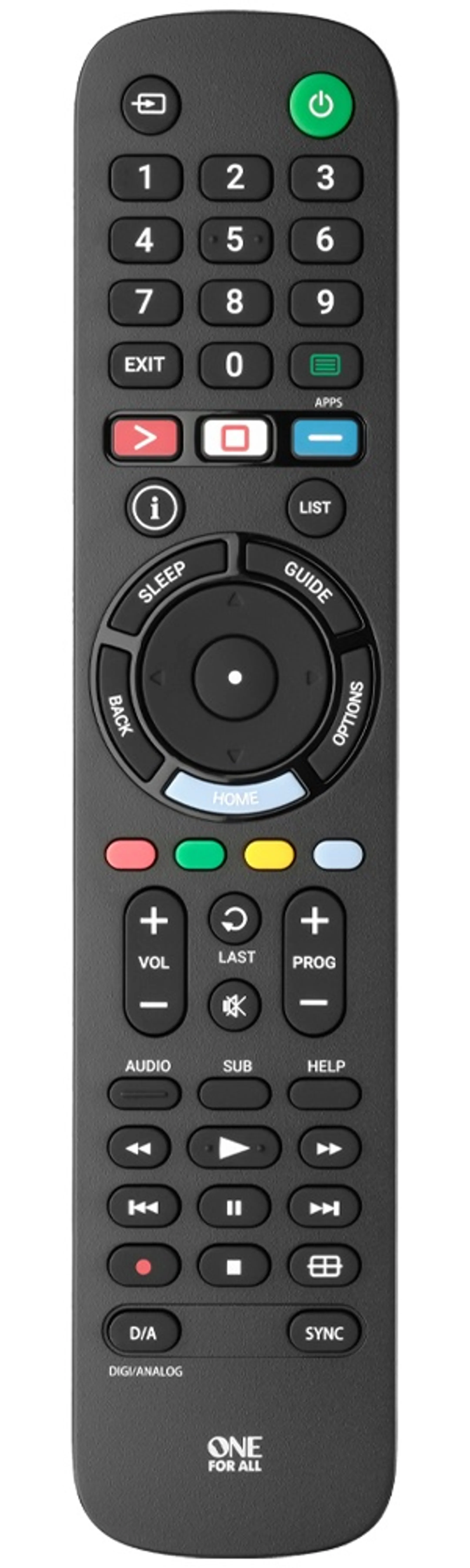 Télécommande Sony TV URC 4912 - Noir