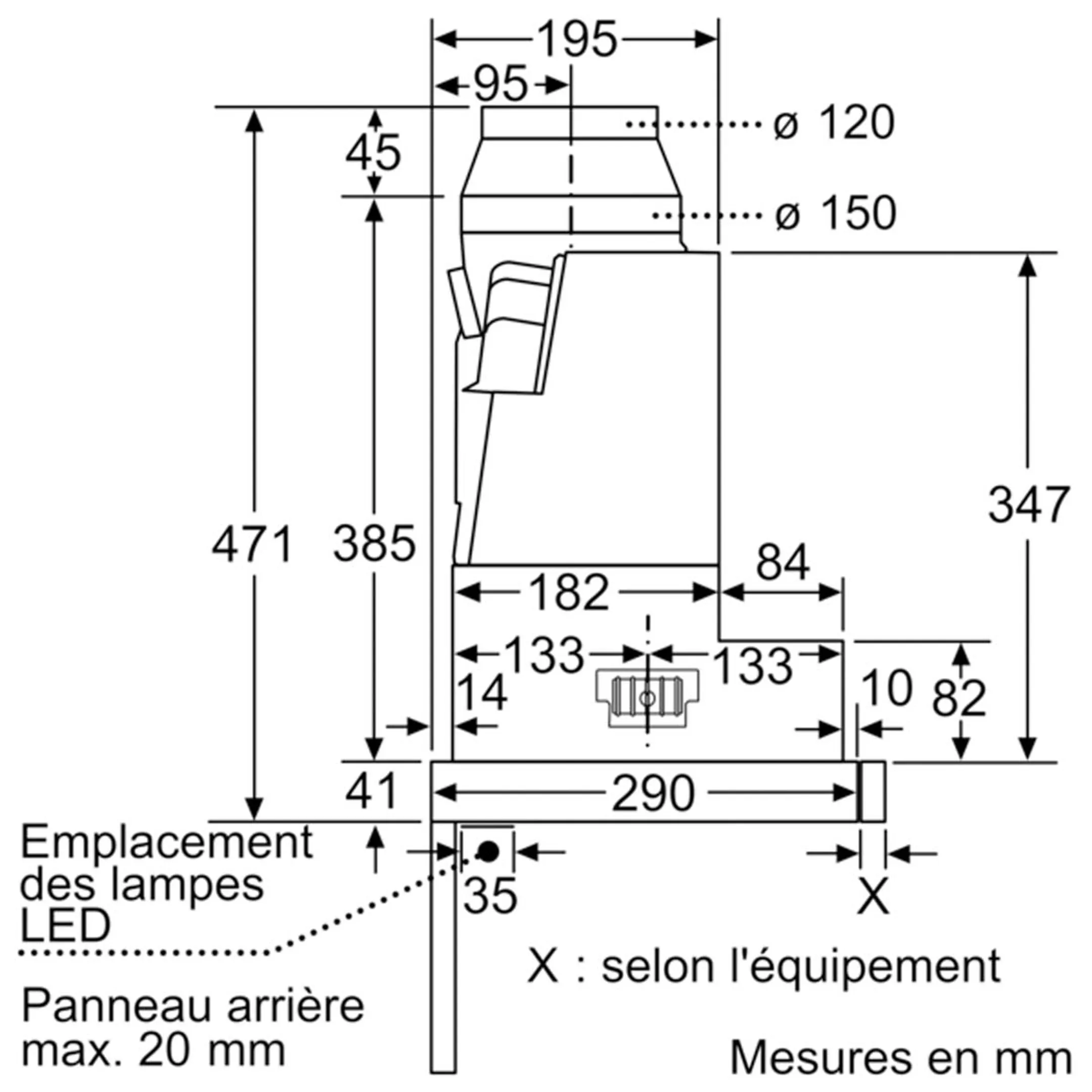 Siemens Telescopische dampkap LI97RA561 image