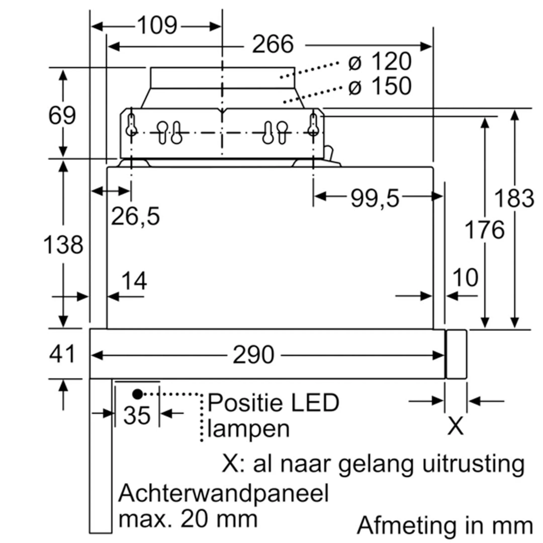 Siemens Hotte téléscopique LI64LA521 image