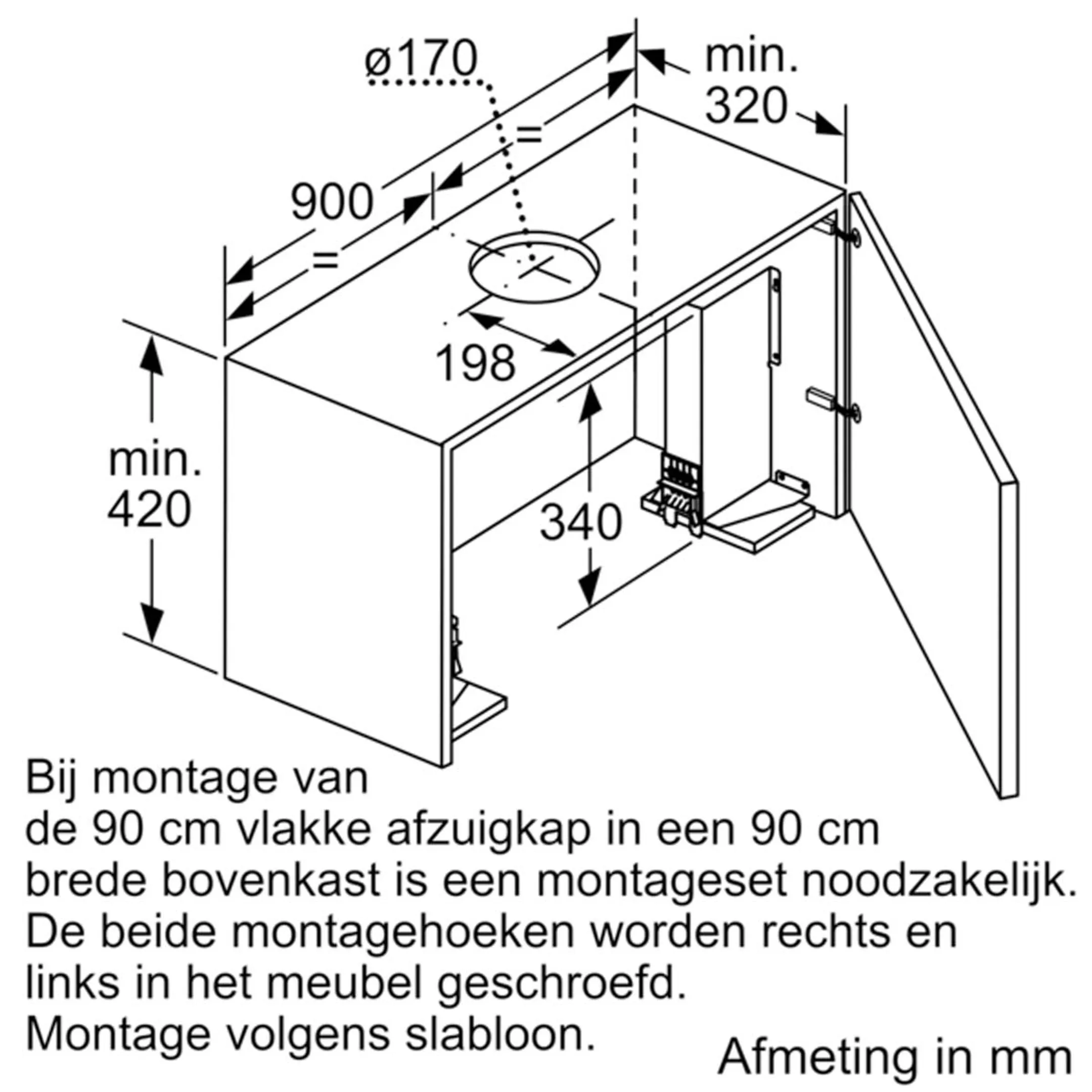 Bosch Telescopische dampkap DFS097K51 image