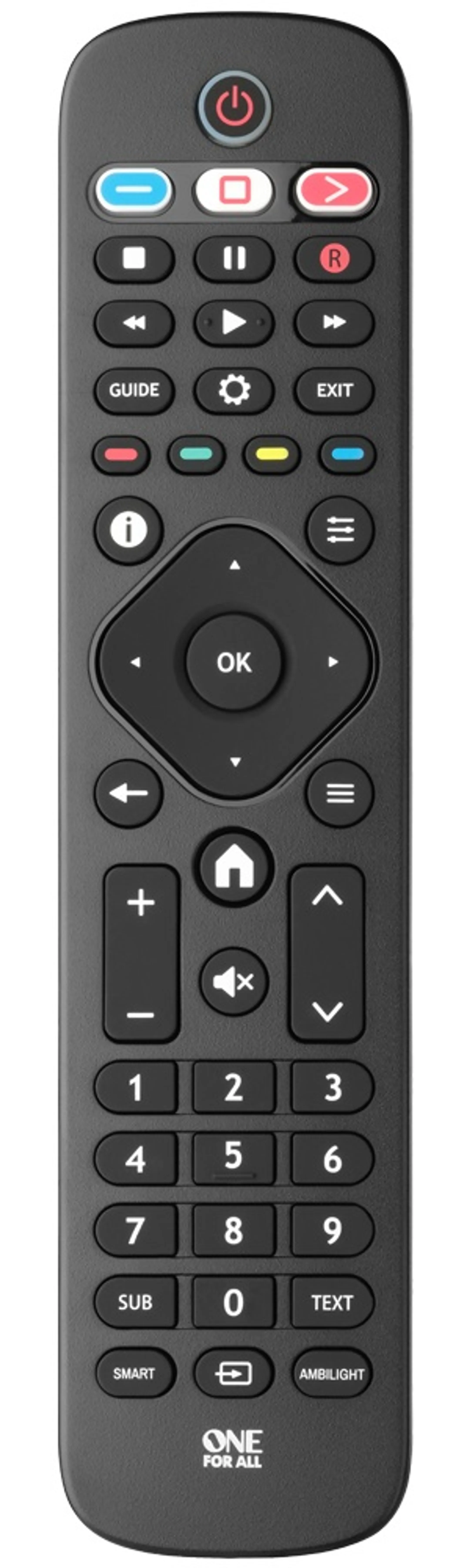 Télécommande Philips TV URC 4913 - Noir