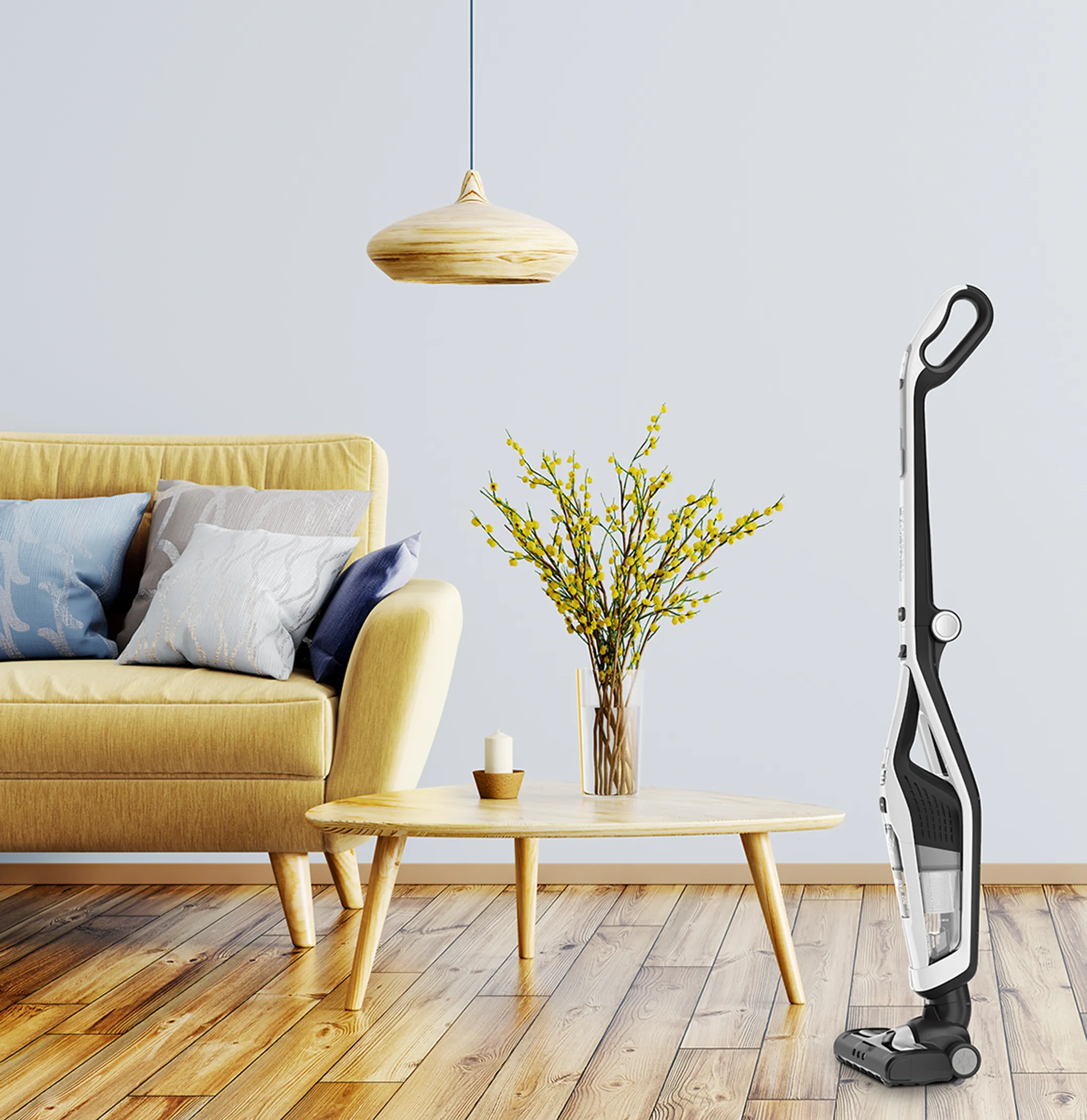 Rowenta Aspirateur balai Dual Force 2en1 RH6737WH image