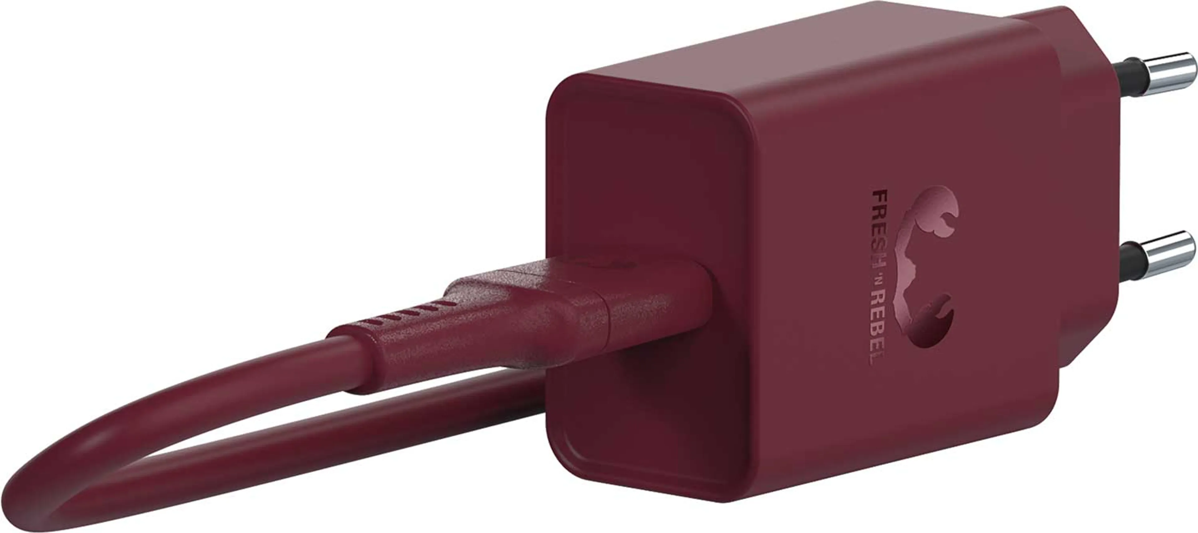 Fresh 'n Rebel Base Duo chargeur sans fil - 30 W - Ruby Red image