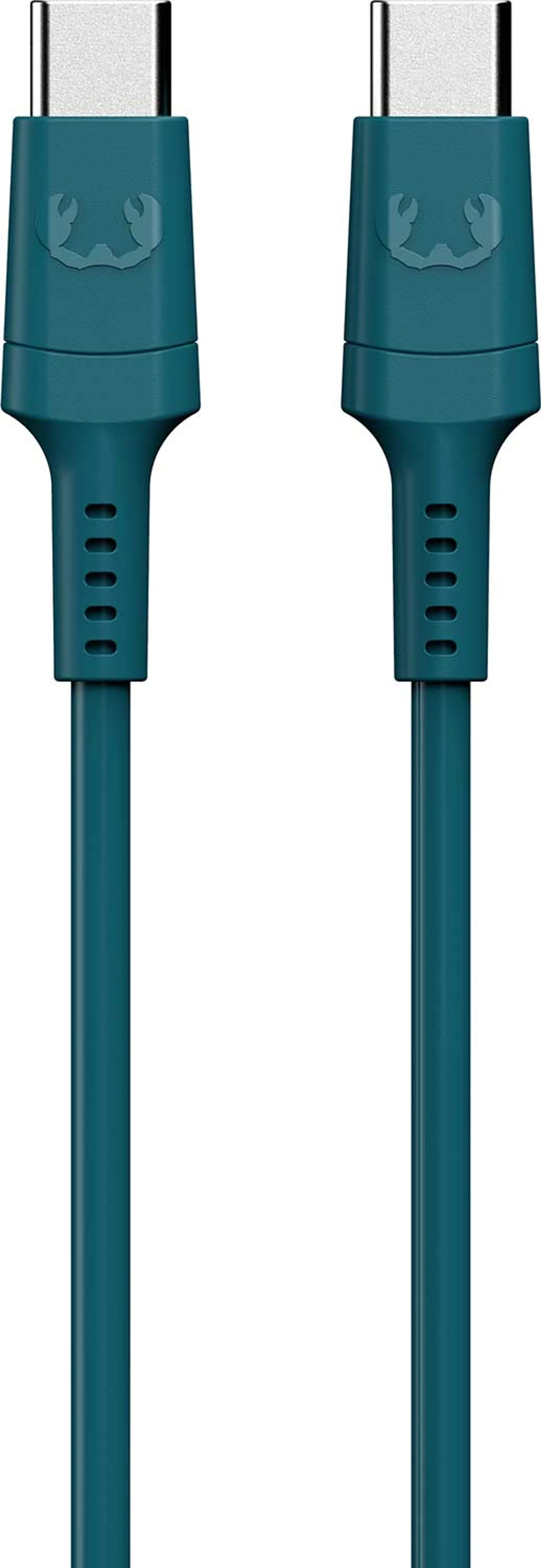 Fresh 'n Rebel Chargeur USB C mini 18 W avec câble USB C - 1,5 m. Petrol Blue image