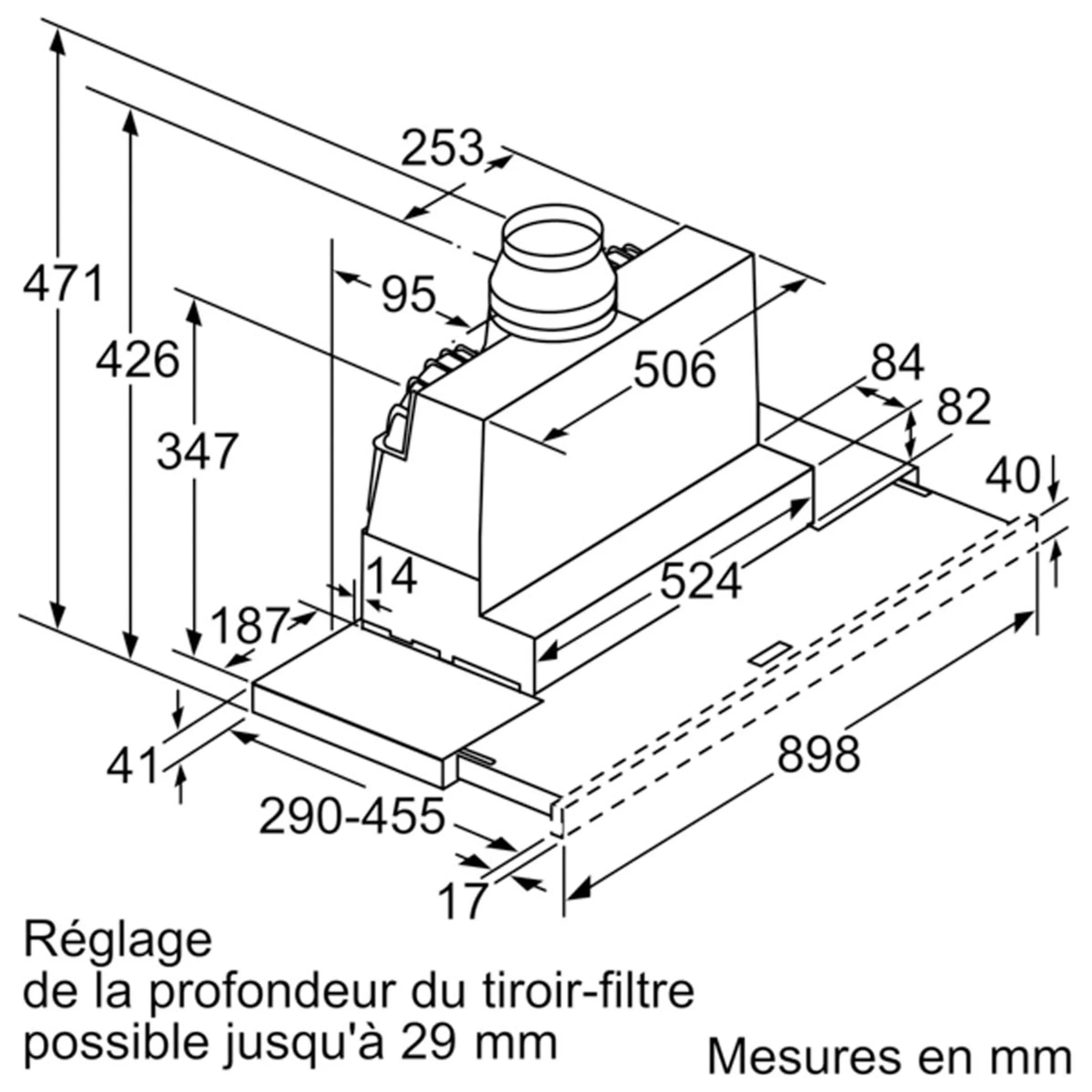 Siemens Hotte téléscopique LI97SA531 image