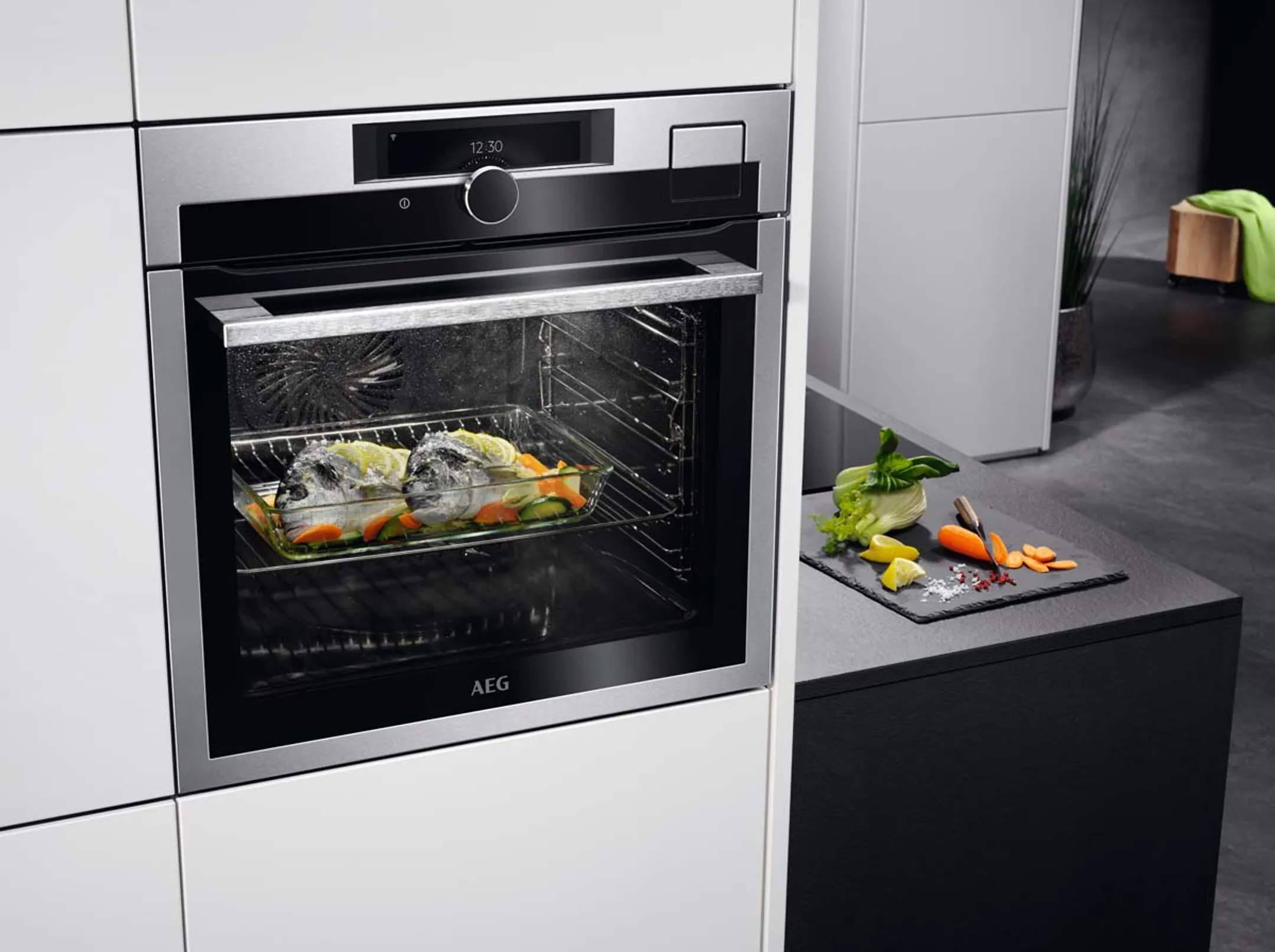 AEG Inbouw stoomoven BSE998230M SteamPro image