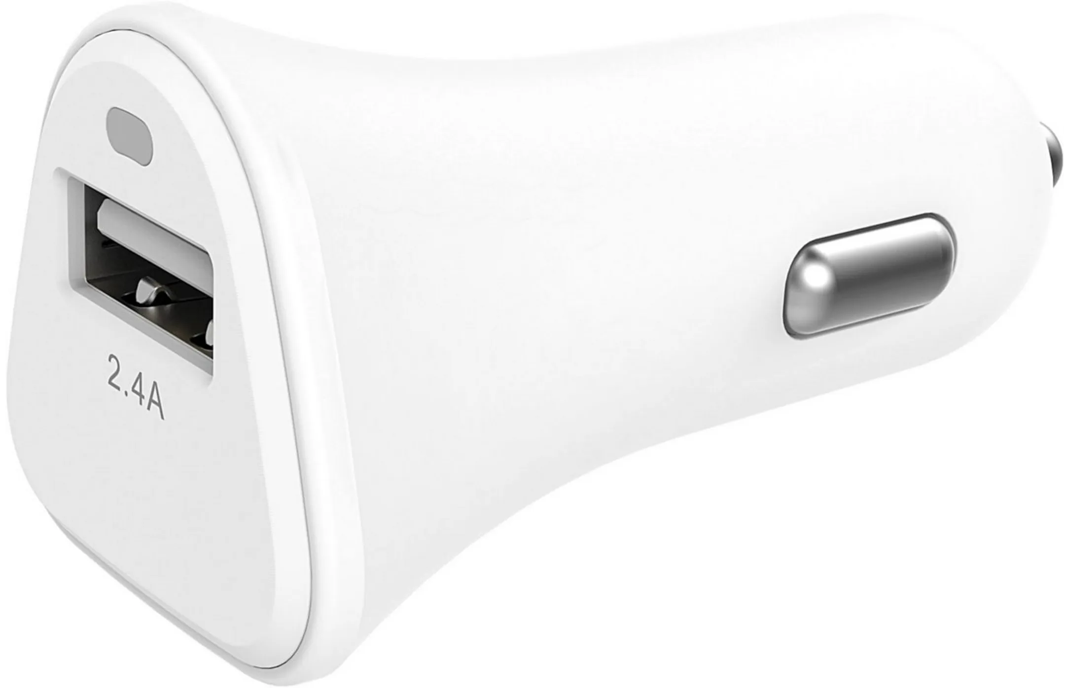 2,4 A USB A-autolader - Wit
