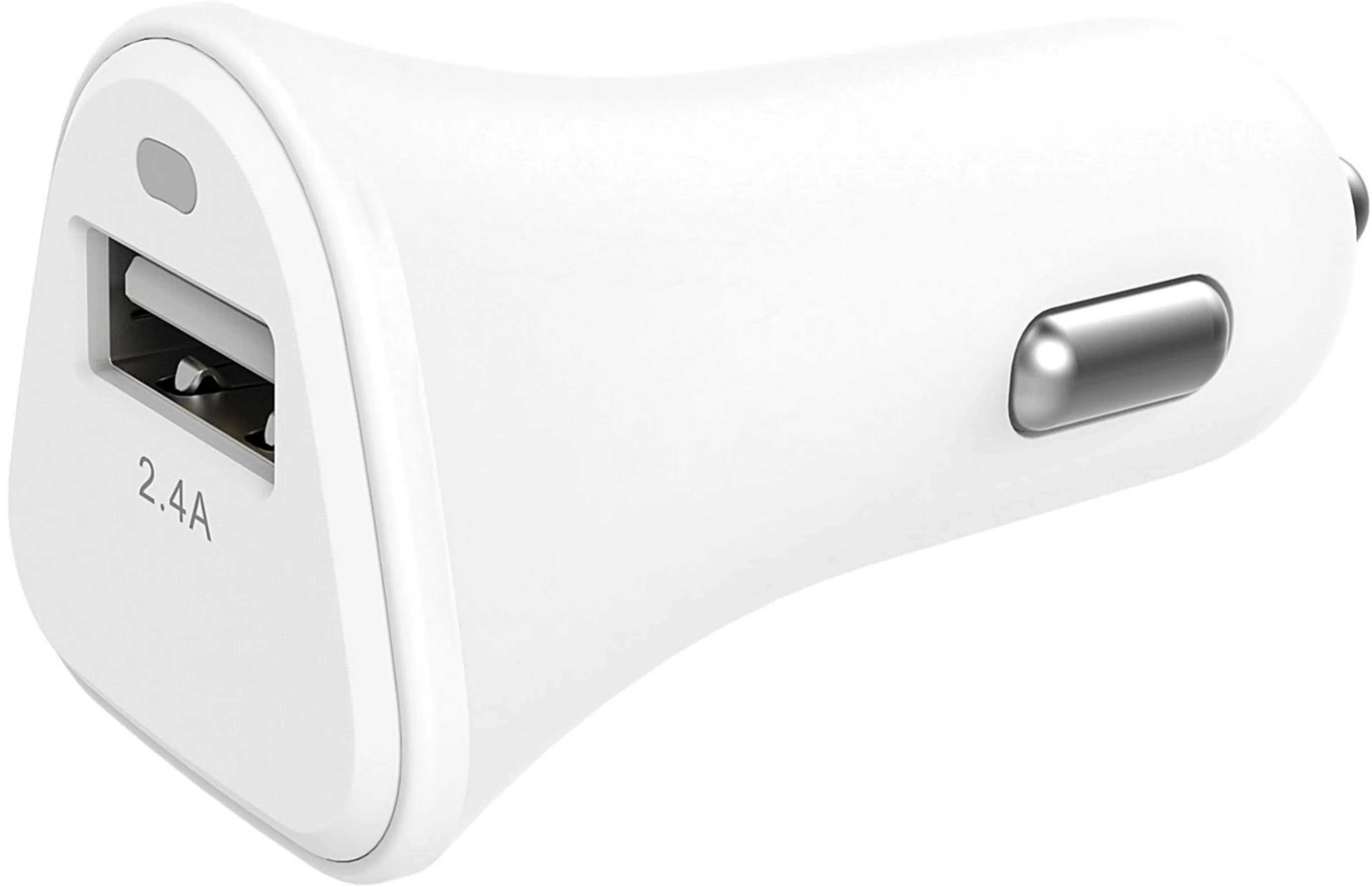 2,4 A USB A-autolader - Wit