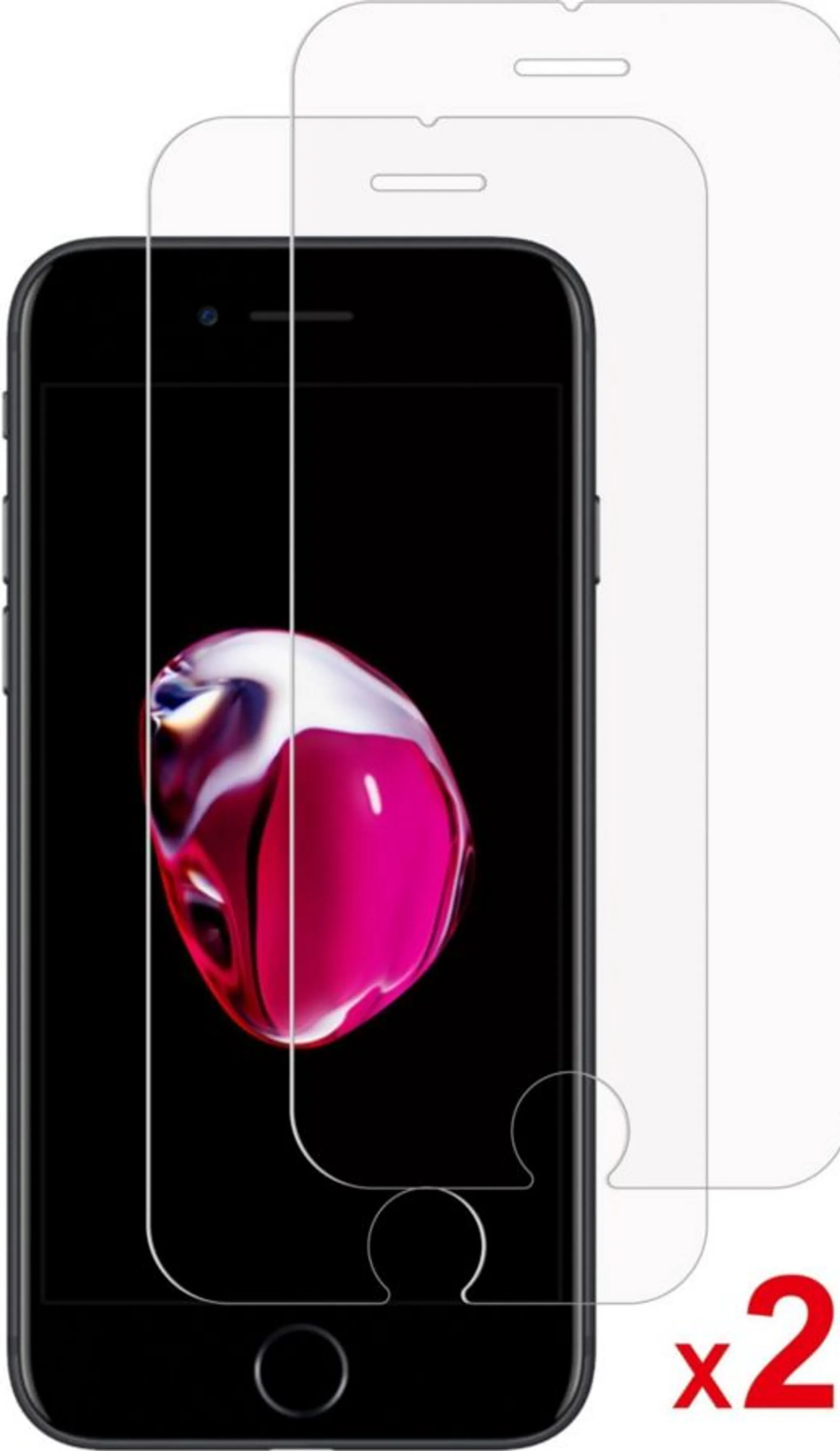 Screenprotector voor iPhone 6/7/8/SE (2020) - 2 stuks