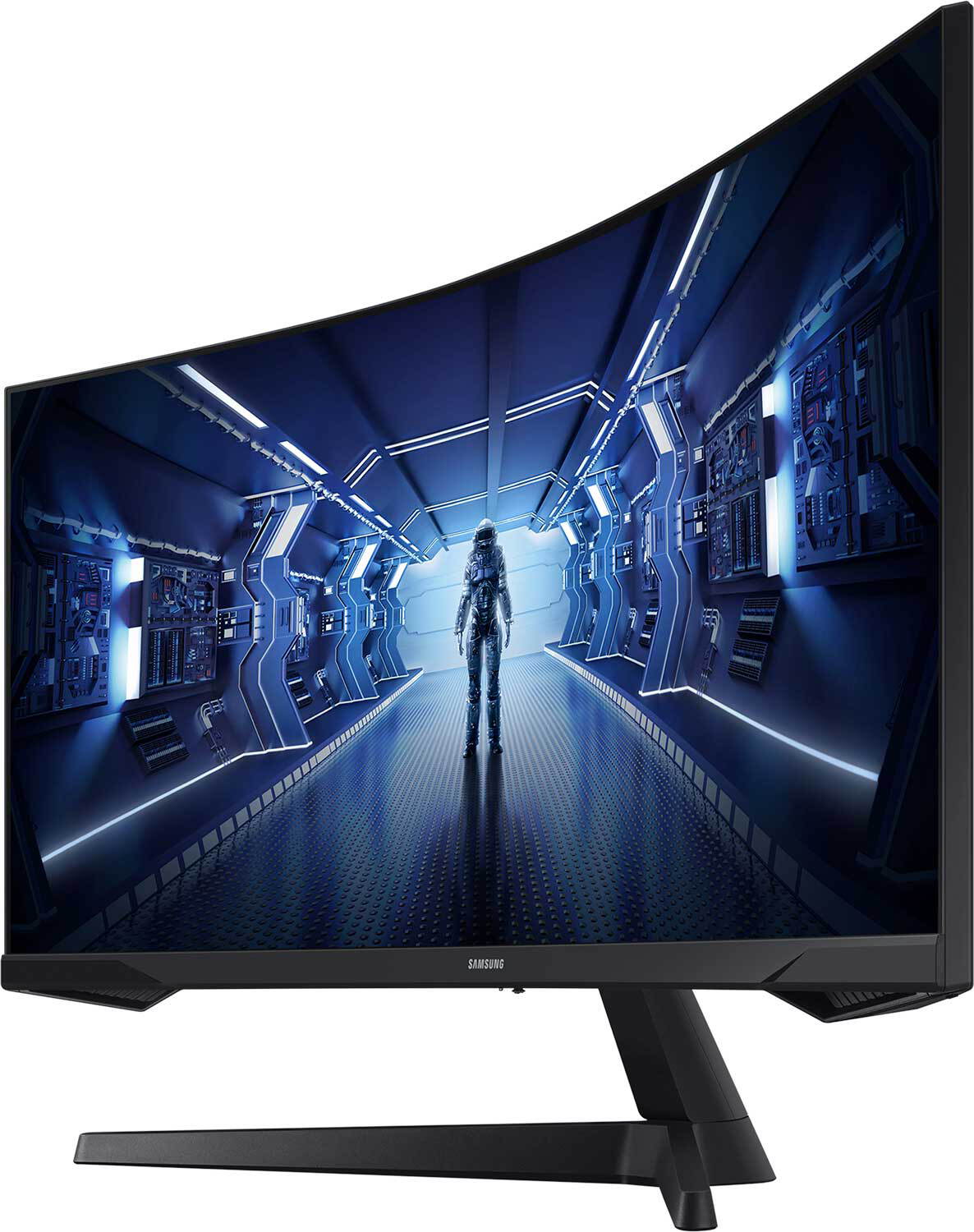 Samsung Moniteur incurvé WQHD 34" Odyssey G5 LC34G55TWWRXEN