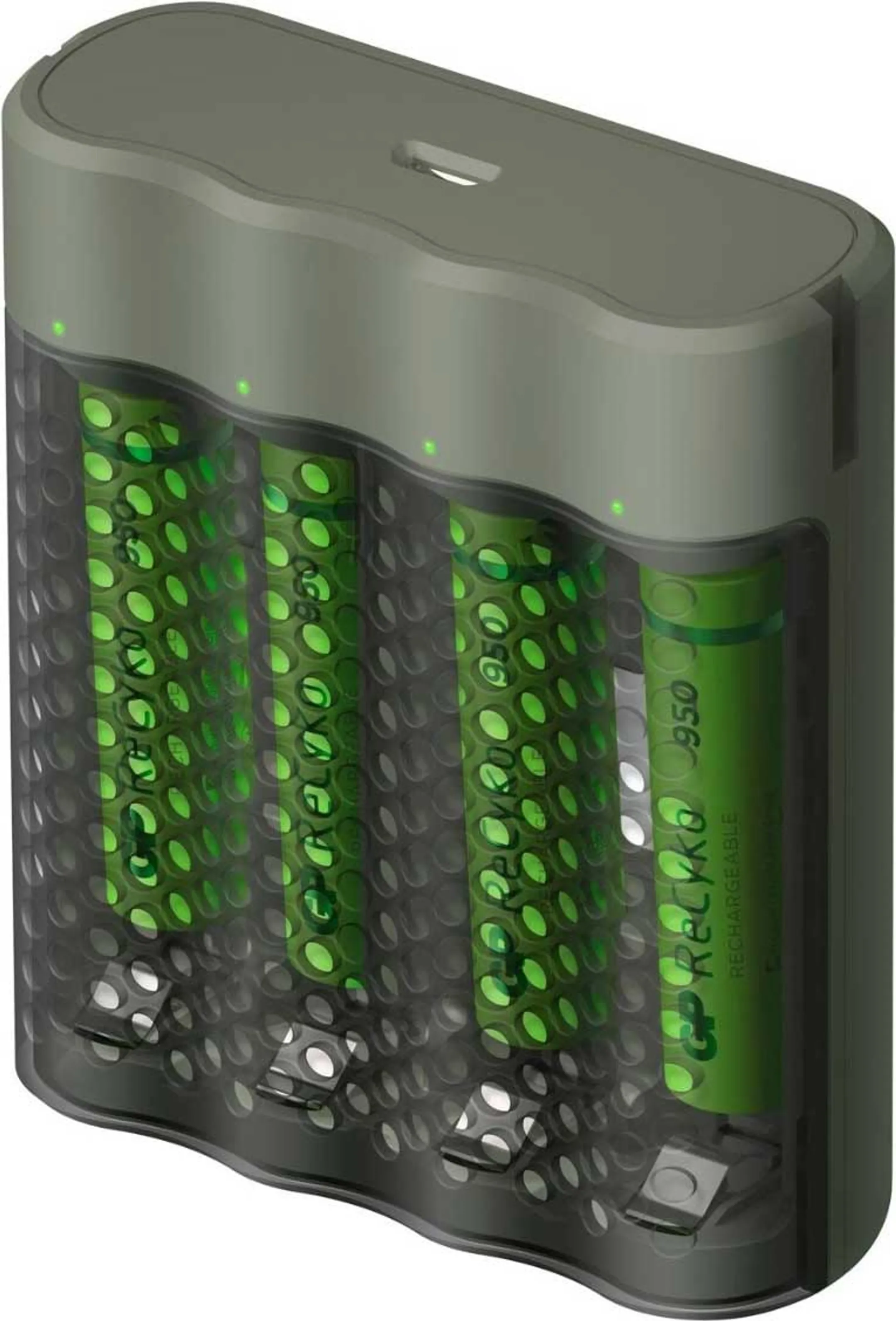 GP Chargeur USB M451 + 4x AAA - 950 mAh image