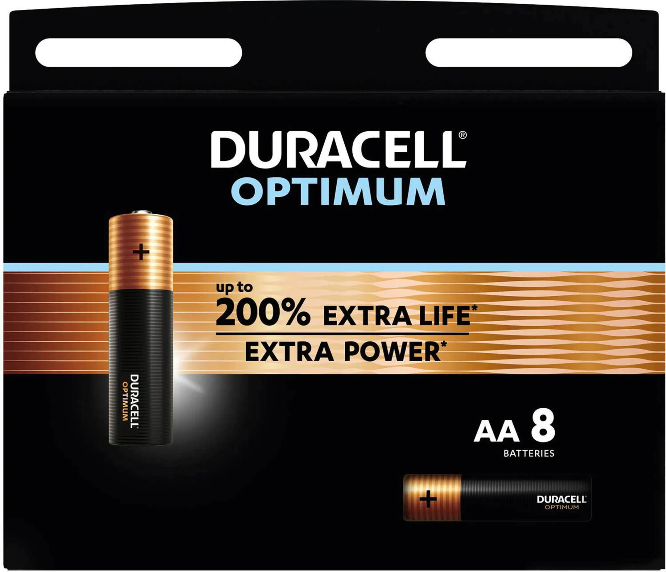 Piles AA Optimum - 8 pièces