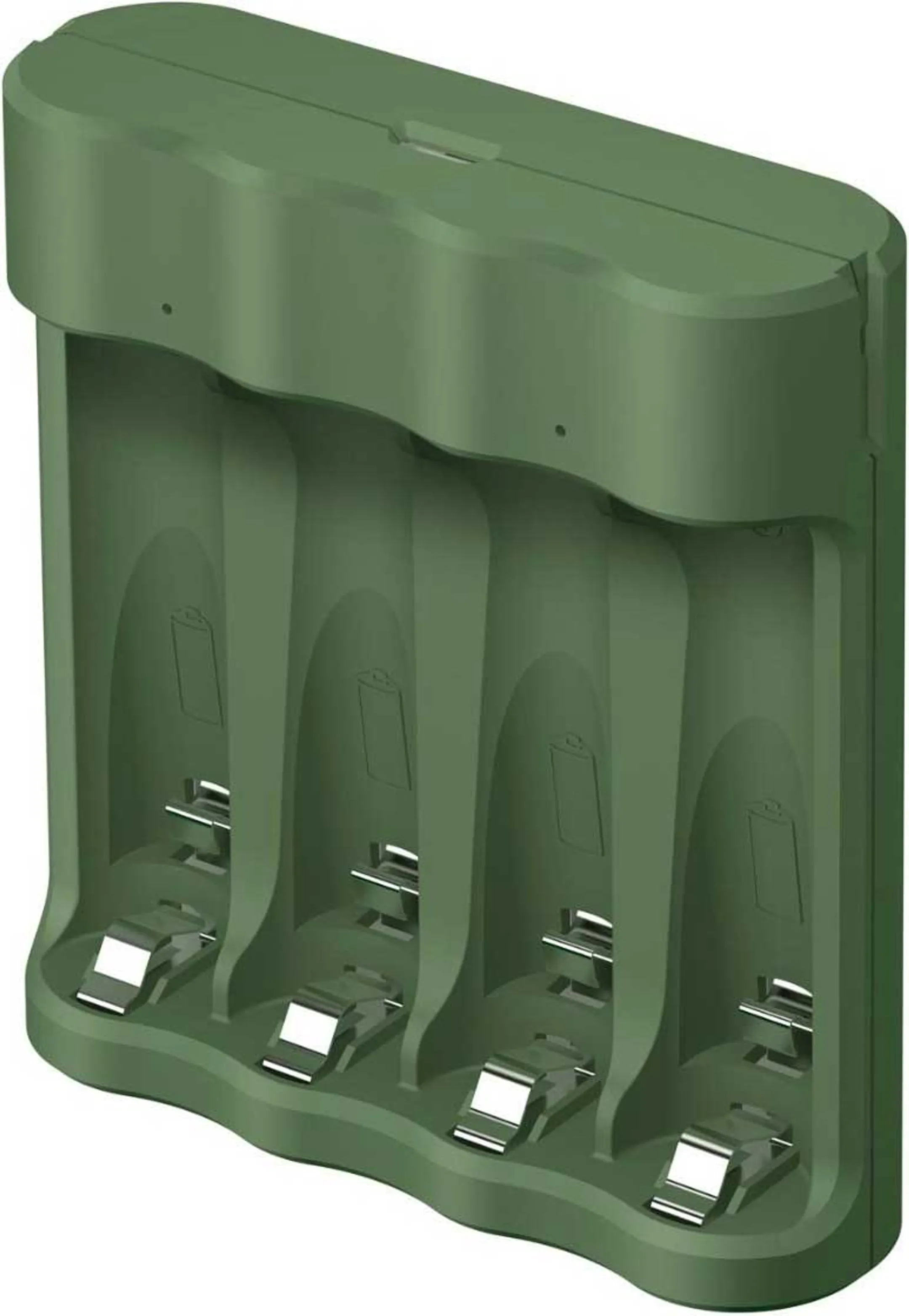 GP B421 USB batterijlader + 4x AA - 2.100 mAh image