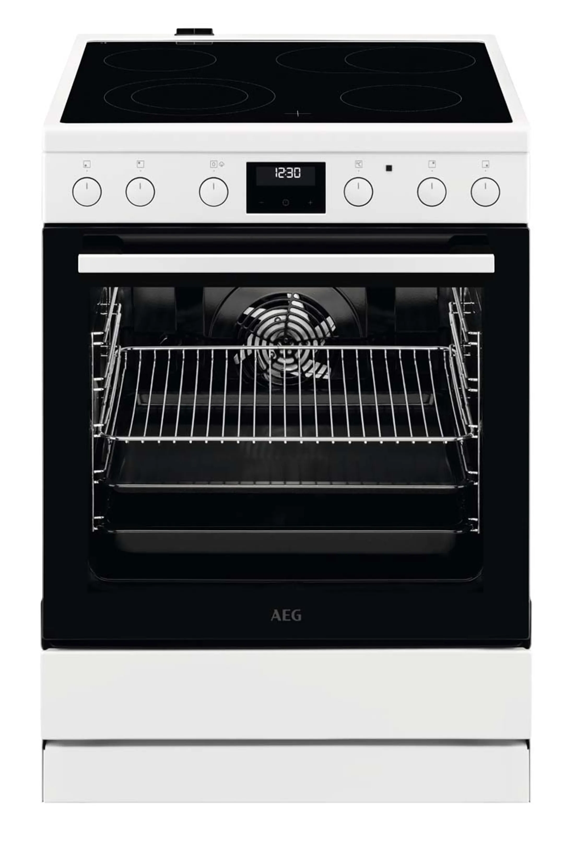 AEG Cuisinière CCB644TBBW SteamBake image