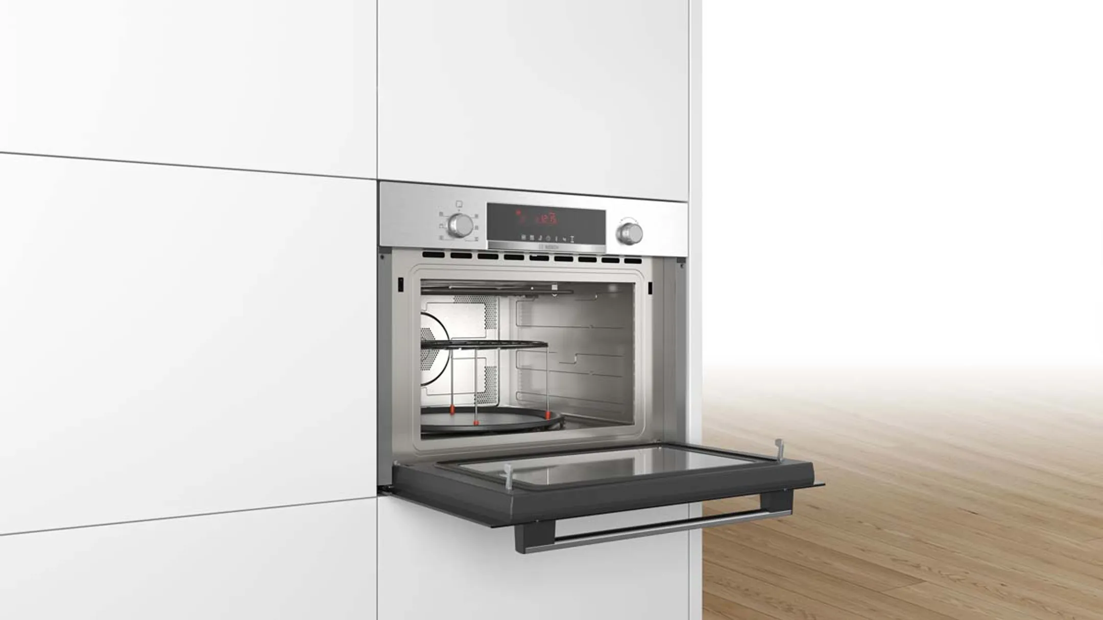 Bosch Four micro-ondes encastrable CMA583MS0 avec air pulsé image