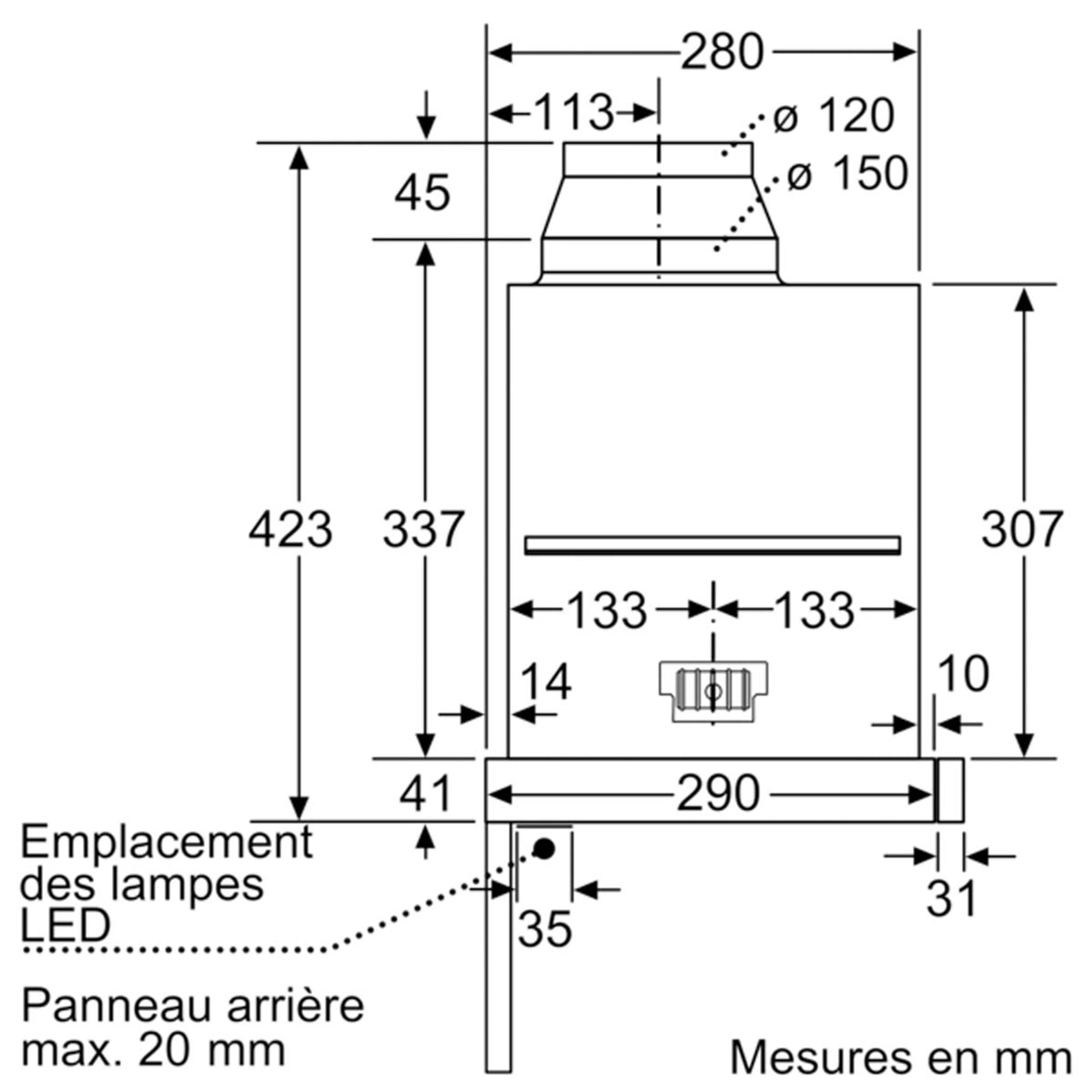 Siemens Telescopische dampkap LI99SA684 image