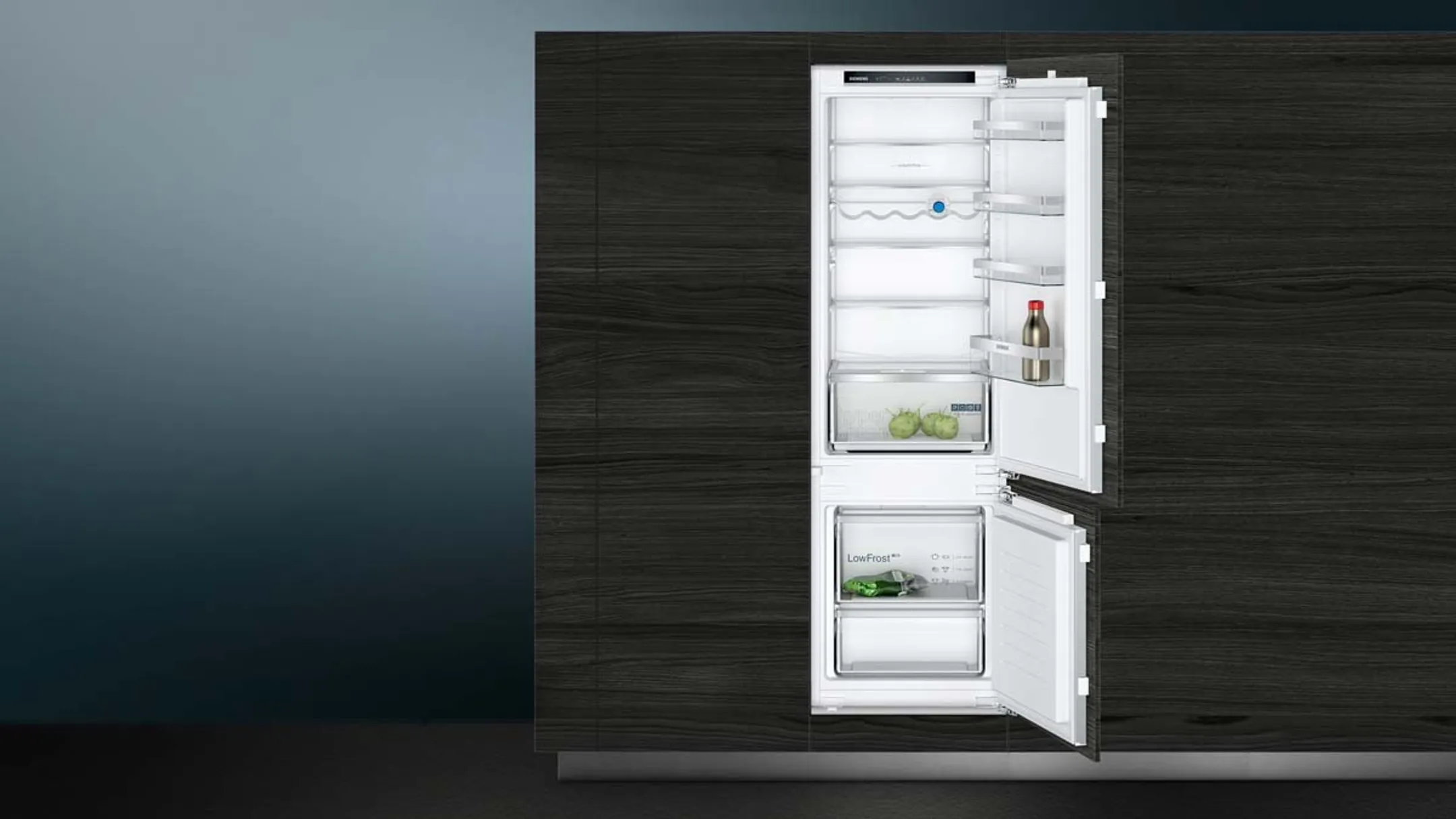 Siemens Combi frigo-congélateur encastrable KI87VVFE1 image