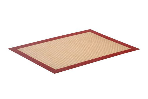 Siliconen patisseriemat - Rechthoekig - Rood