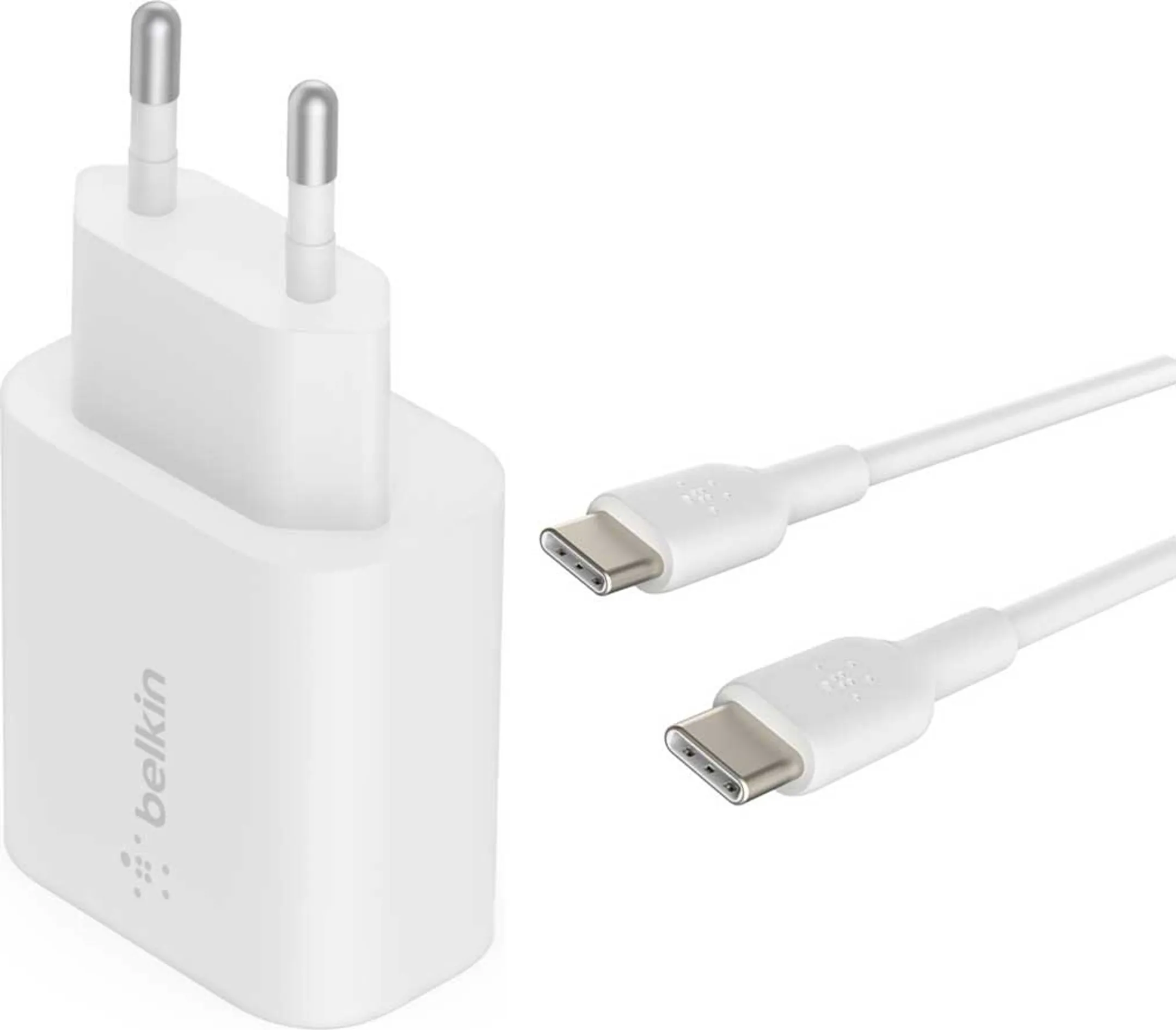 BOOST↑CHARGE™ 25 W USB-C PD 3.0 oplader met PPS + USB C oplaadkabel