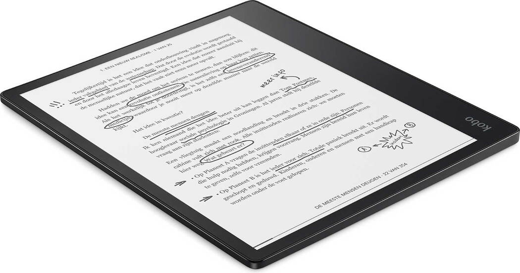 Kobo Elipsa ereader met sleepcover en stylus Krëfel de beste