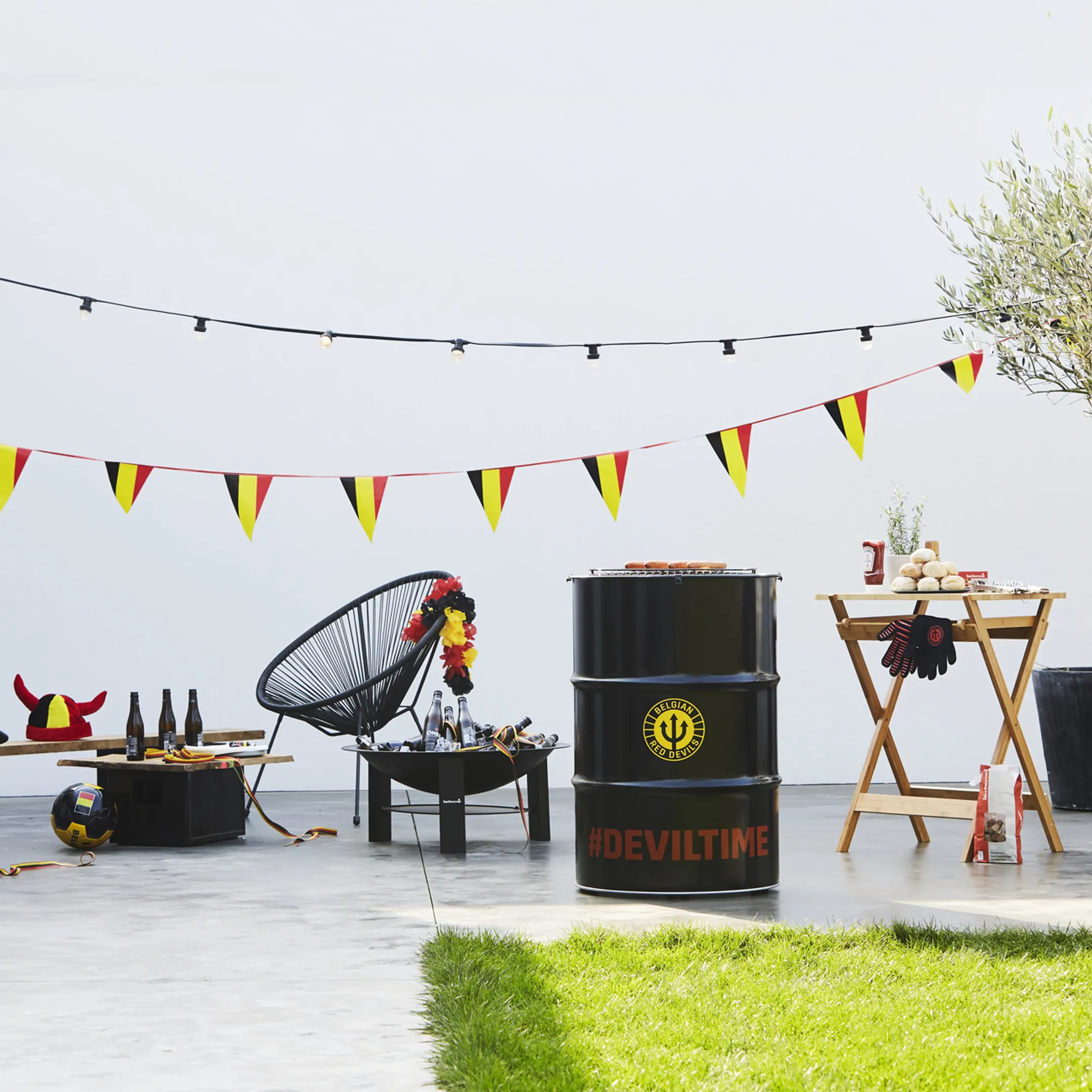 Barbecook Houtskoolbarbecue Edson Red Devils image