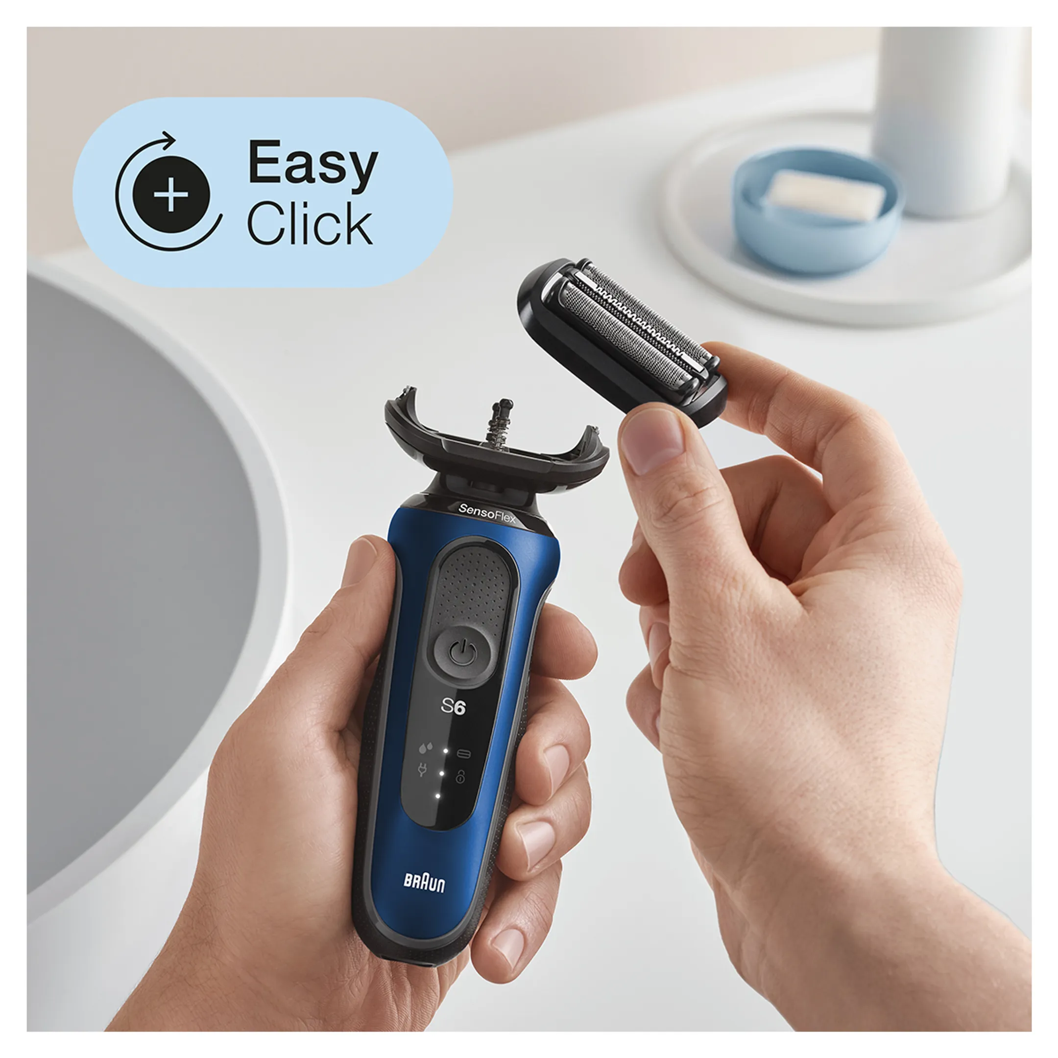 Braun Series 5 en 6 - 53B Vervangingskop - Zwart image