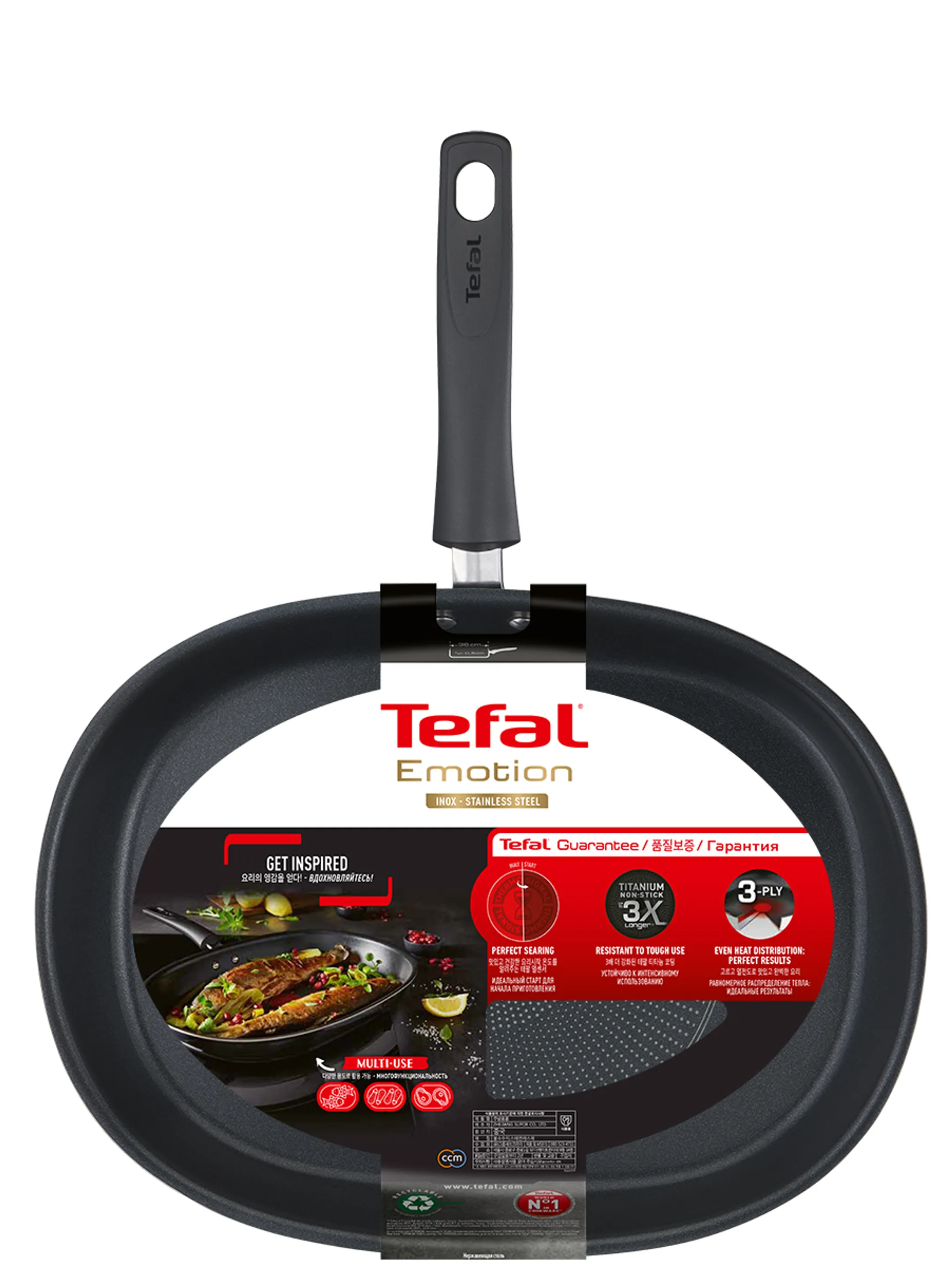 Tefal Poêle à poisson - Emotion - 36x26 cm image