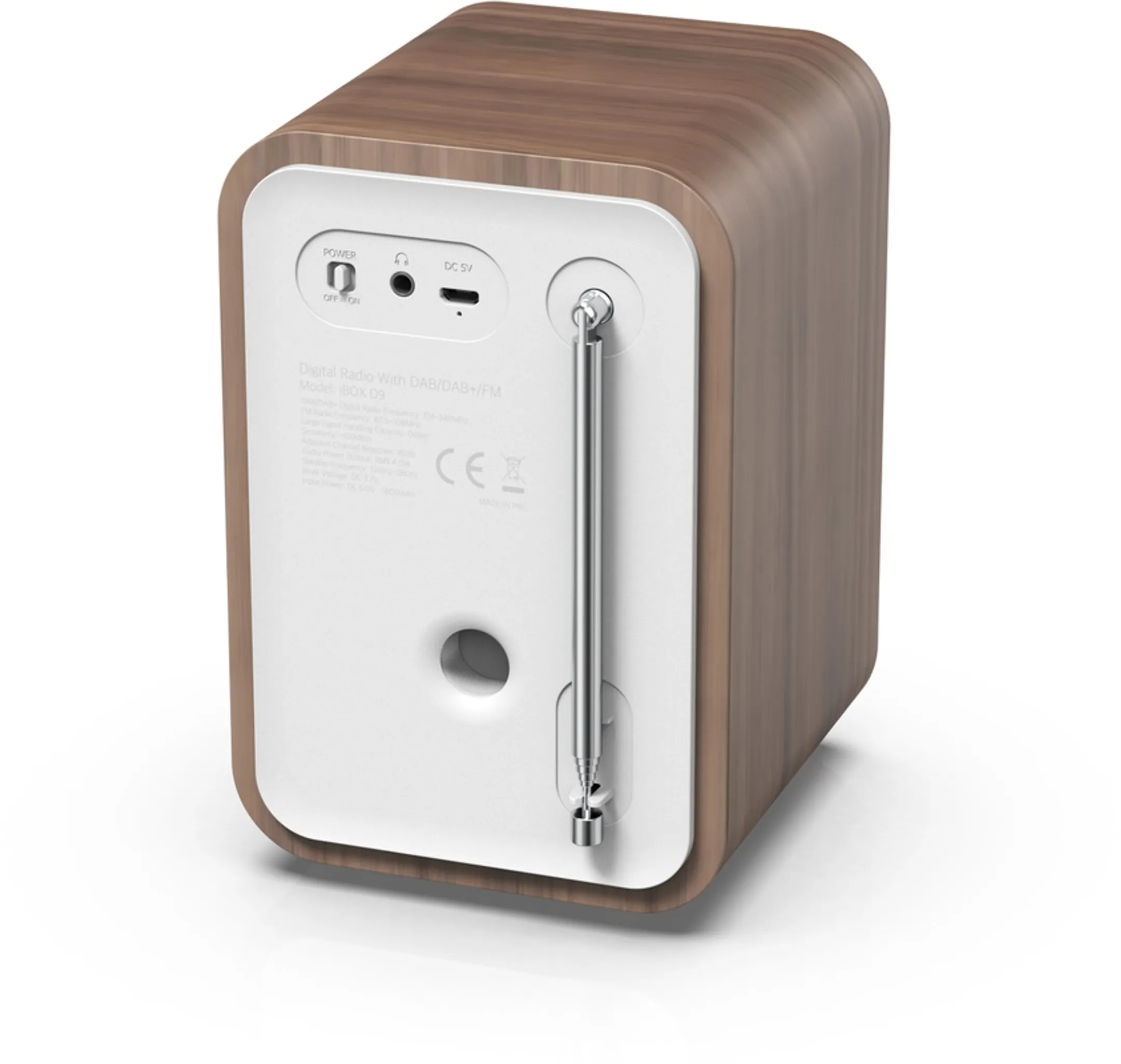 Denver DAB+ torenradio met afstandsbediening - DAB-48 - Wit image