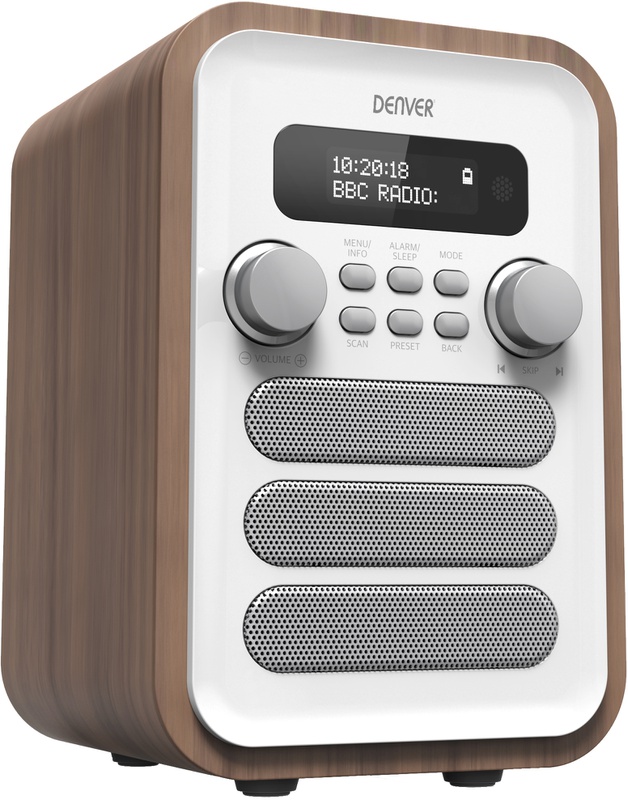 Denver DAB+ torenradio met afstandsbediening - DAB-48 - Wit