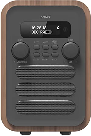 Denver DAB+ torenradio met afstandsbediening - DAB-48 - Bruin