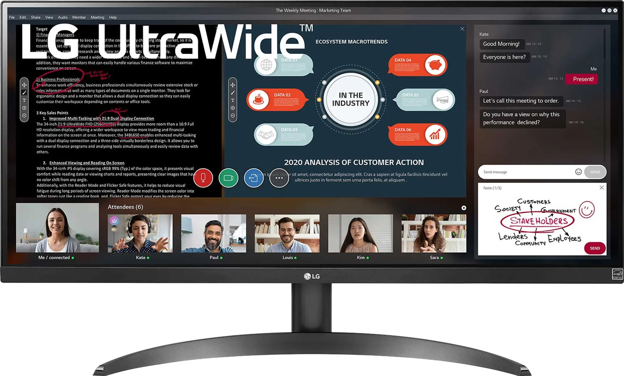 UltraWide™ Full HD IPS 29" monitor 29WP500